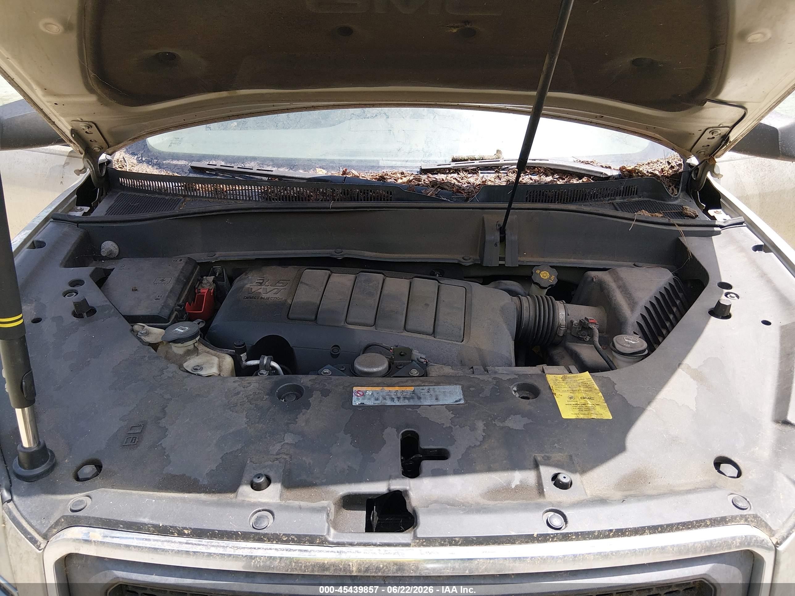 2013 Gmc Acadia Sle-1 Золотой vin: 1GKKRNED6DJ161495