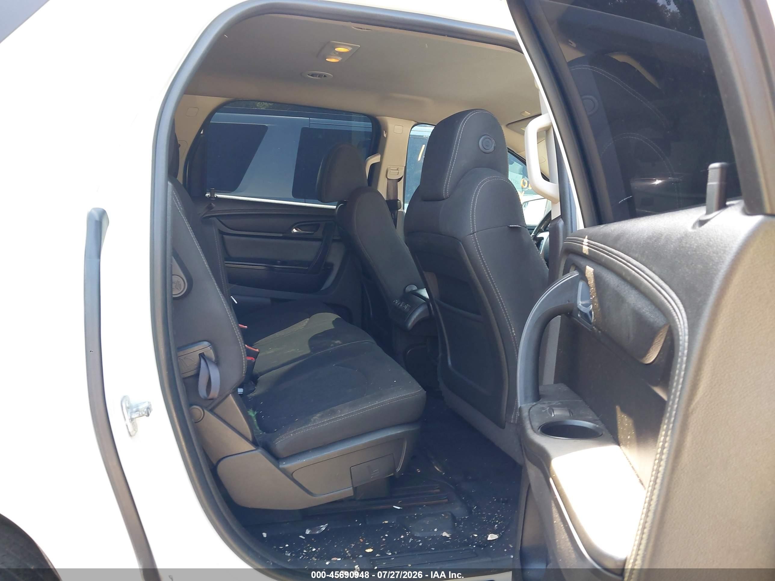 2014 Gmc Acadia Sle-1 White vin: 1GKKRNED6EJ200913