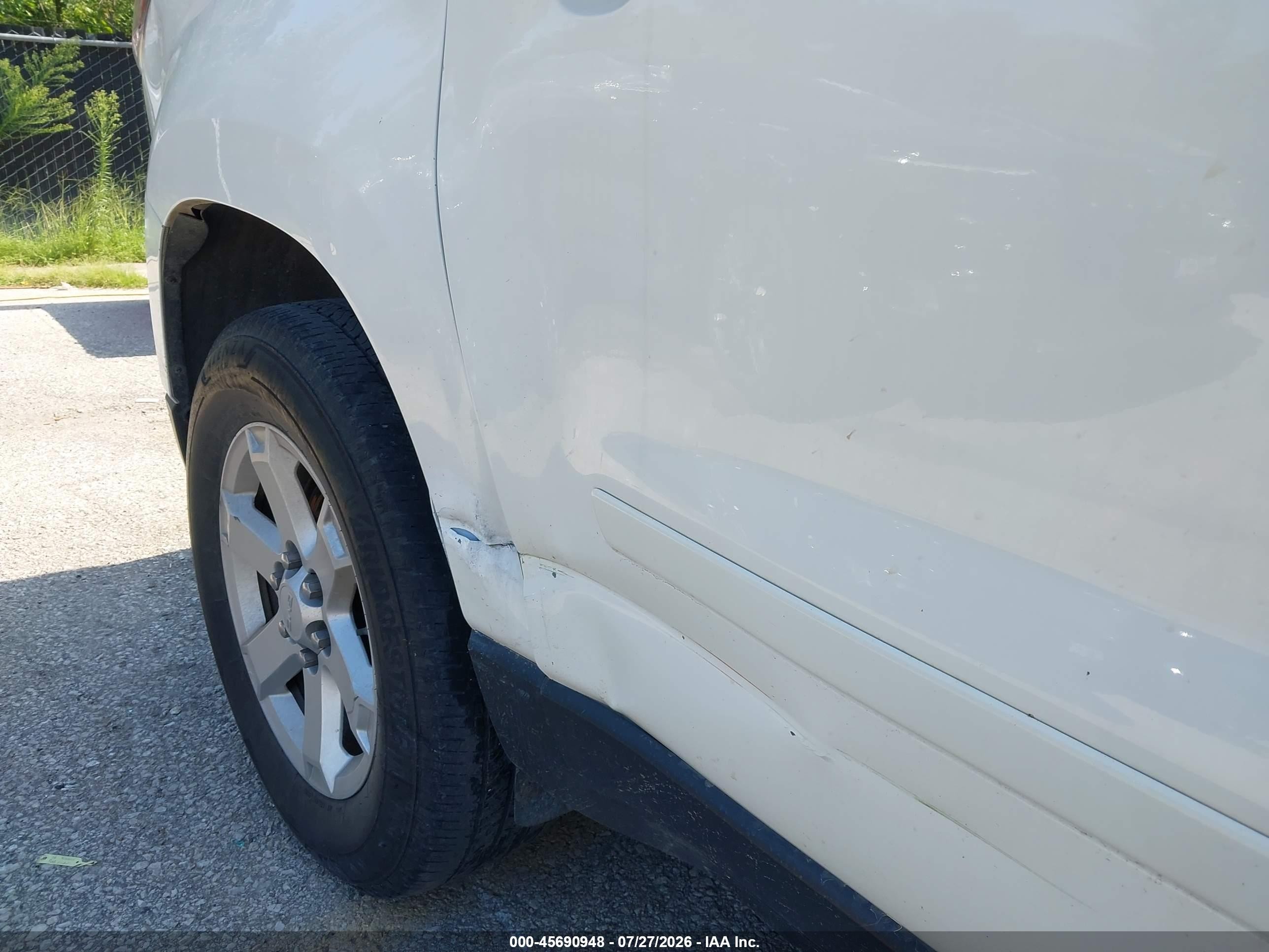2014 Gmc Acadia Sle-1 White vin: 1GKKRNED6EJ200913