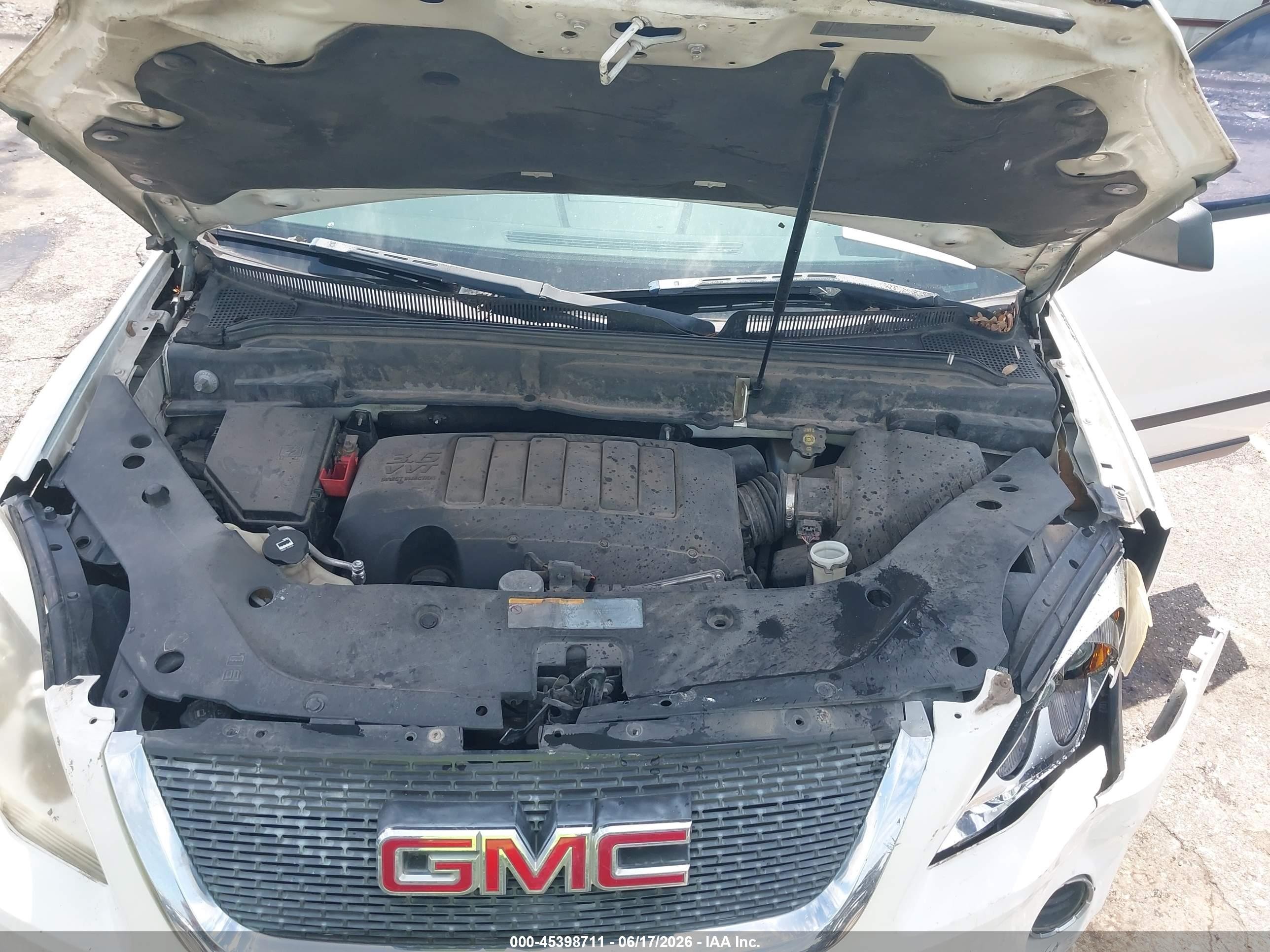2011 Gmc Acadia Sl Black vin: 1GKKRNED8BJ367642