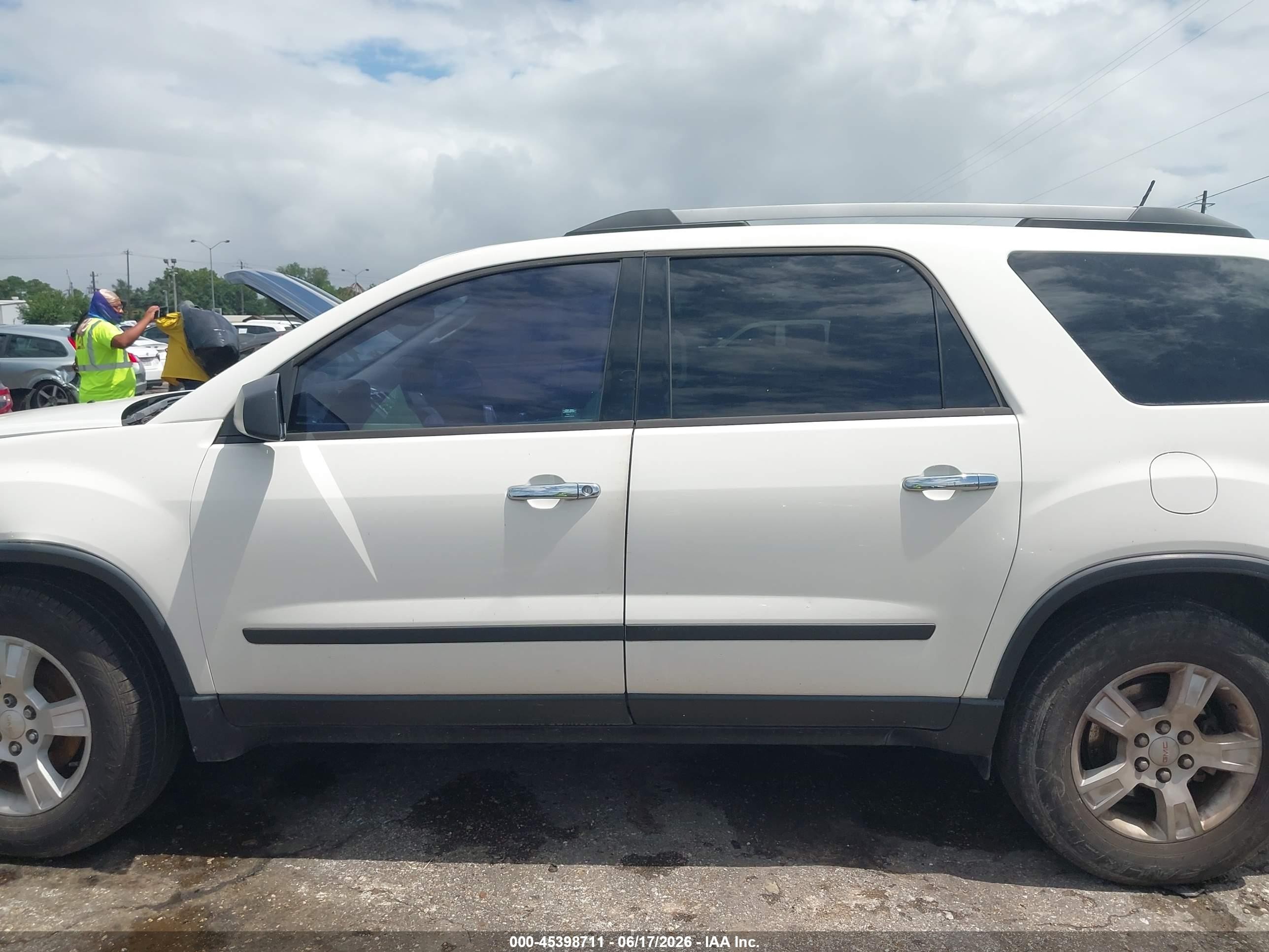 2011 Gmc Acadia Sl Black vin: 1GKKRNED8BJ367642
