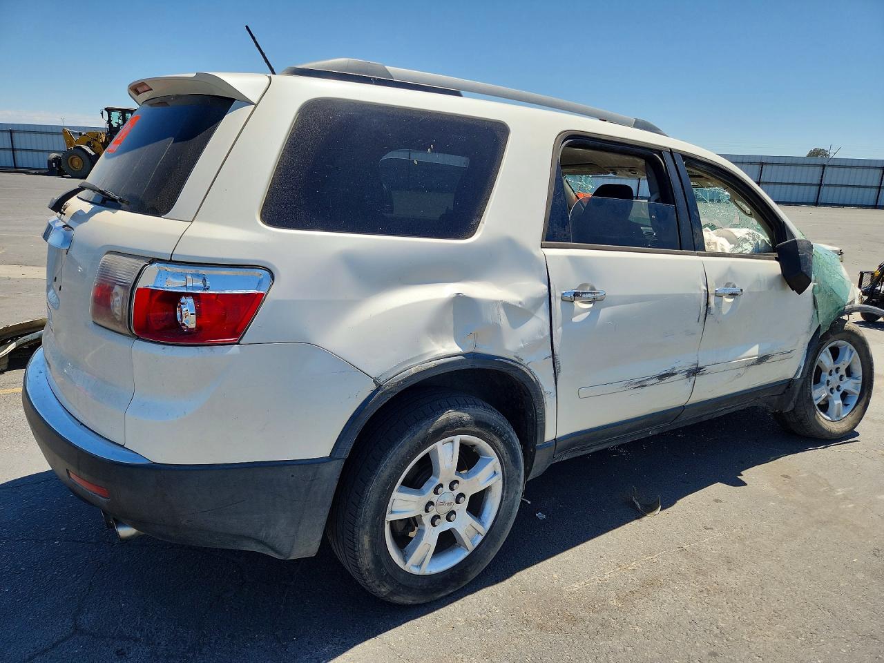2012 Gmc Acadia Sle White vin: 1GKKRNED8CJ145555