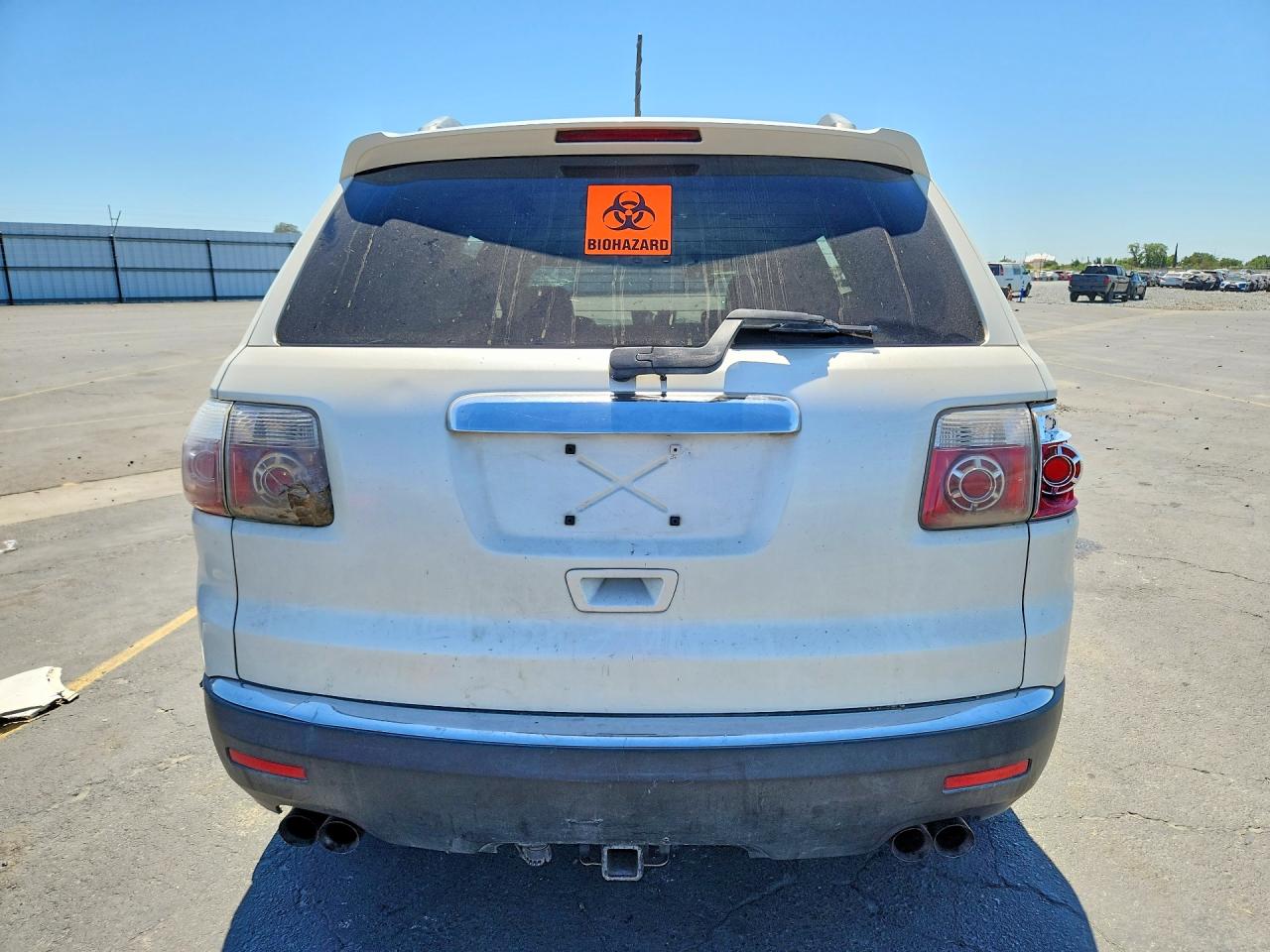 2012 Gmc Acadia Sle White vin: 1GKKRNED8CJ145555