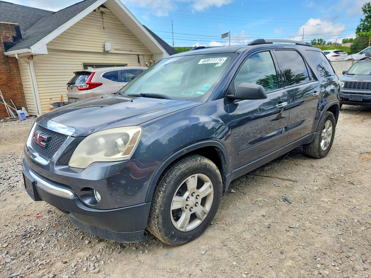 2012 Gmc Acadia Sle Charcoal vin: 1GKKRNED8CJ301139