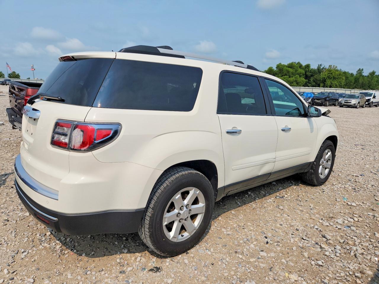 2013 Gmc Acadia Sle White vin: 1GKKRNED8DJ258567
