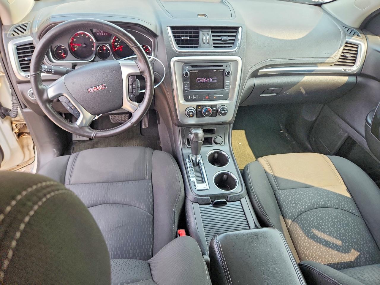 2013 Gmc Acadia Sle White vin: 1GKKRNED8DJ258567