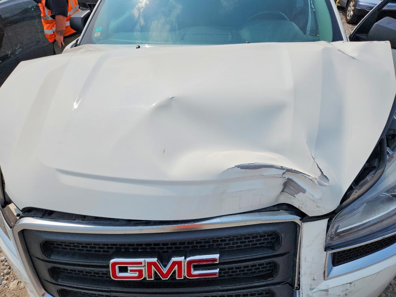 2013 Gmc Acadia Sle White vin: 1GKKRNED8DJ258567