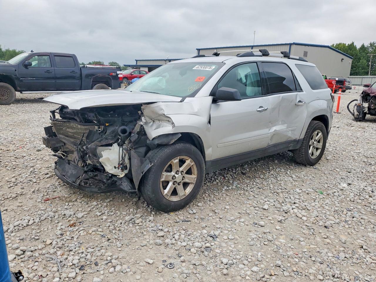 2015 Gmc Acadia Sle Silver vin: 1GKKRNED8FJ158830