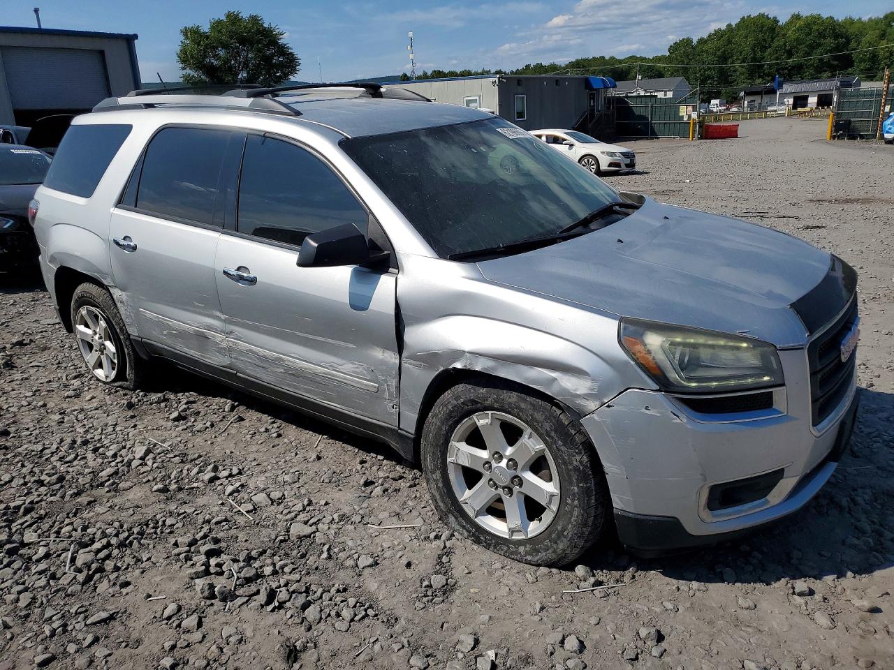 2015 Gmc Acadia Sle Silver vin: 1GKKRNED8FJ229153