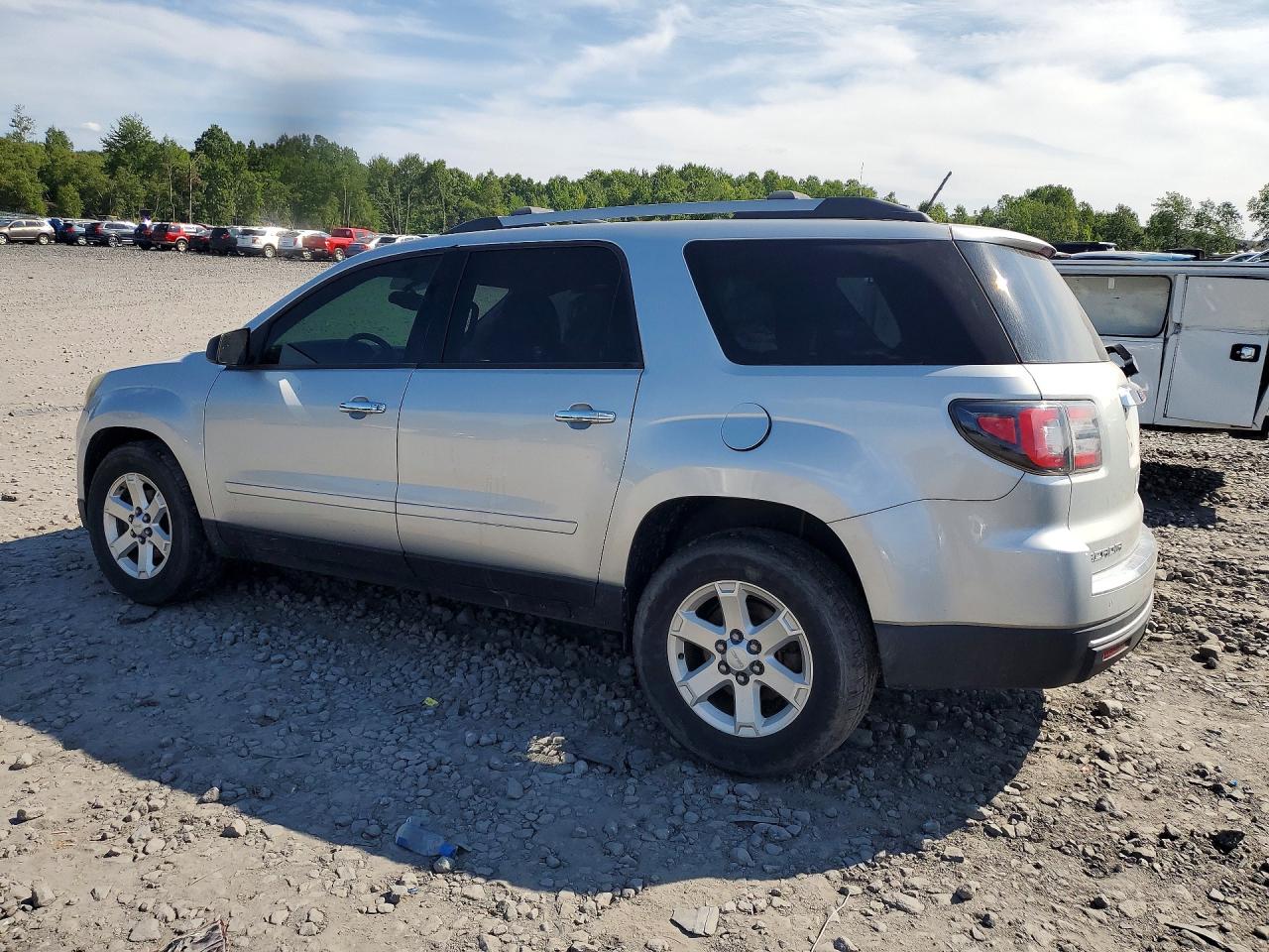 2015 Gmc Acadia Sle Silver vin: 1GKKRNED8FJ229153