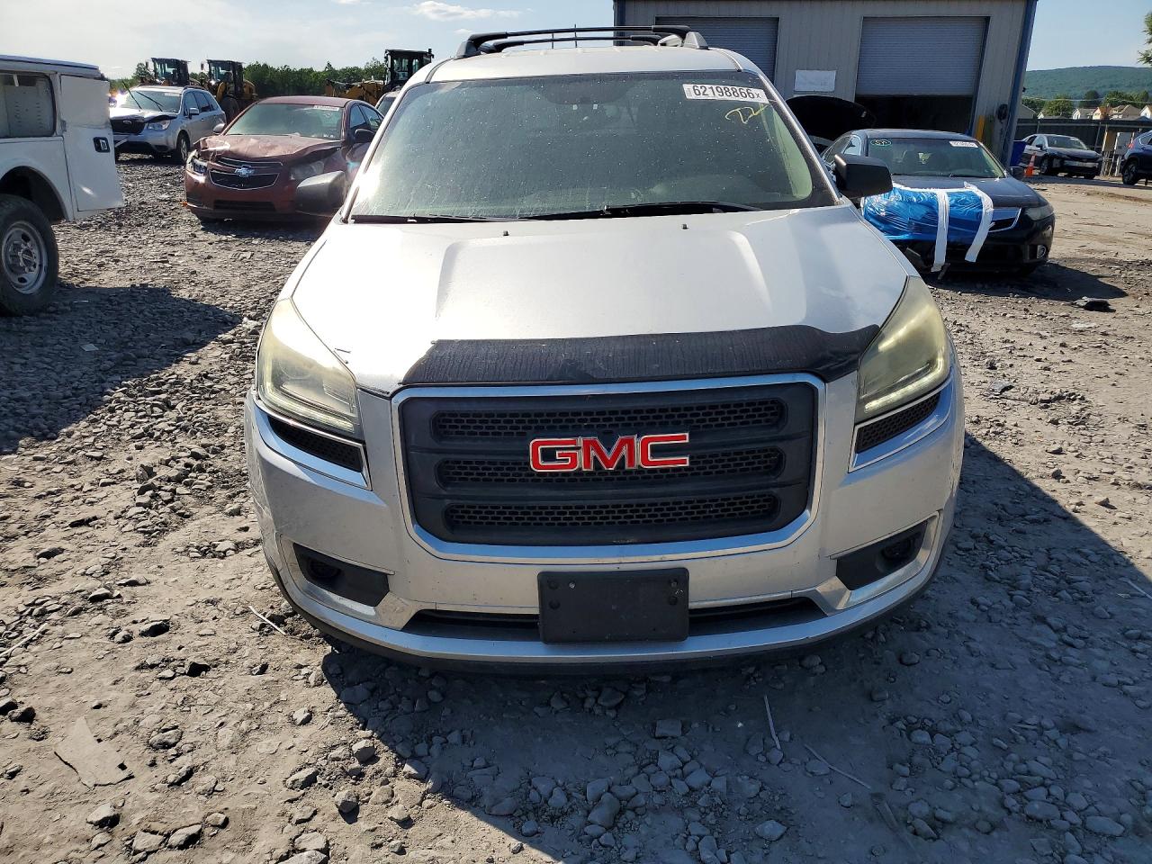 2015 Gmc Acadia Sle Silver vin: 1GKKRNED8FJ229153
