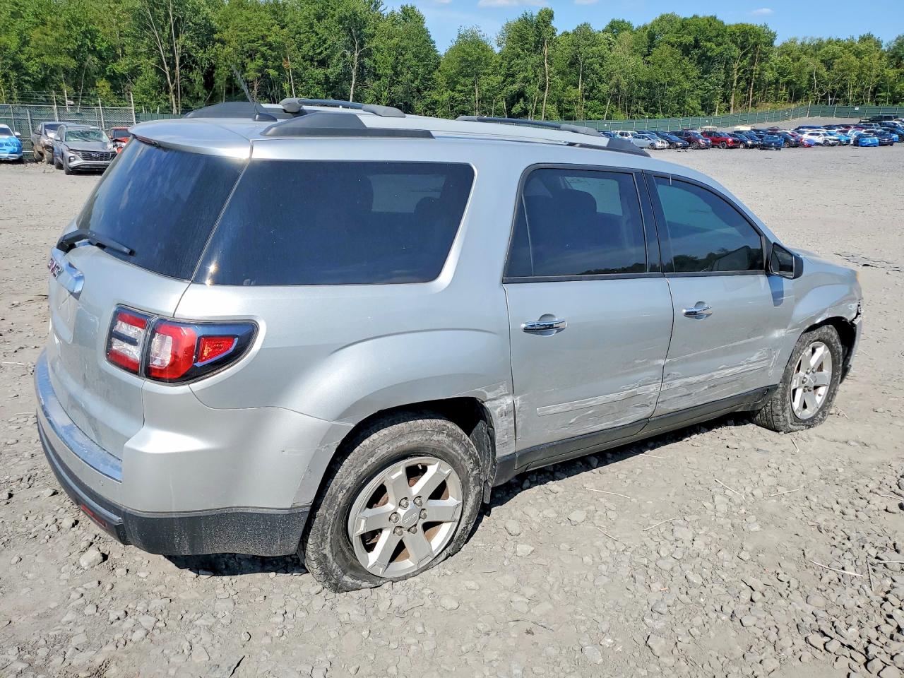 2015 Gmc Acadia Sle Silver vin: 1GKKRNED8FJ229153