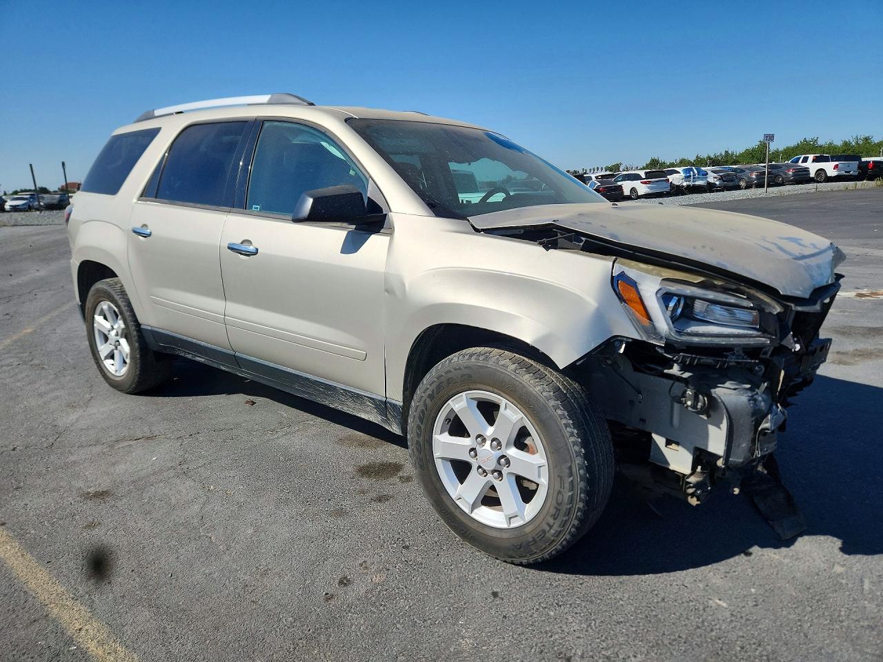 2015 Gmc Acadia Sle Золотой vin: 1GKKRNED8FJ359854