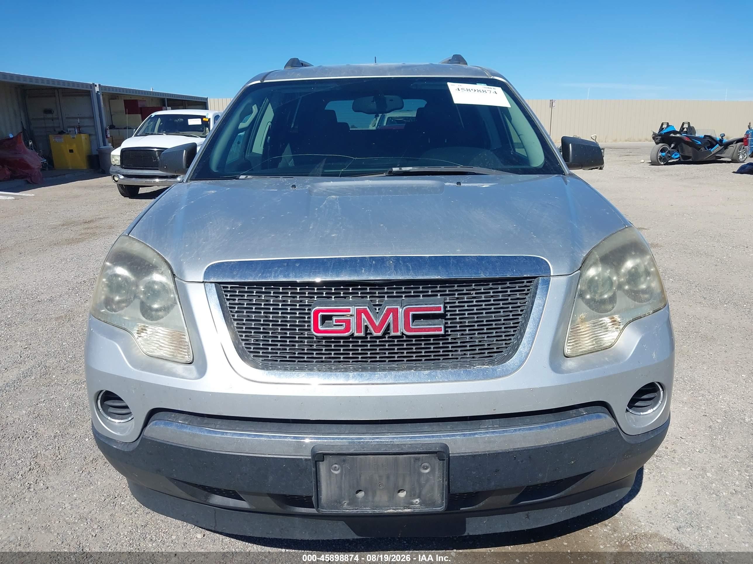 2011 Gmc Acadia Sl Silver vin: 1GKKRNED9BJ116306