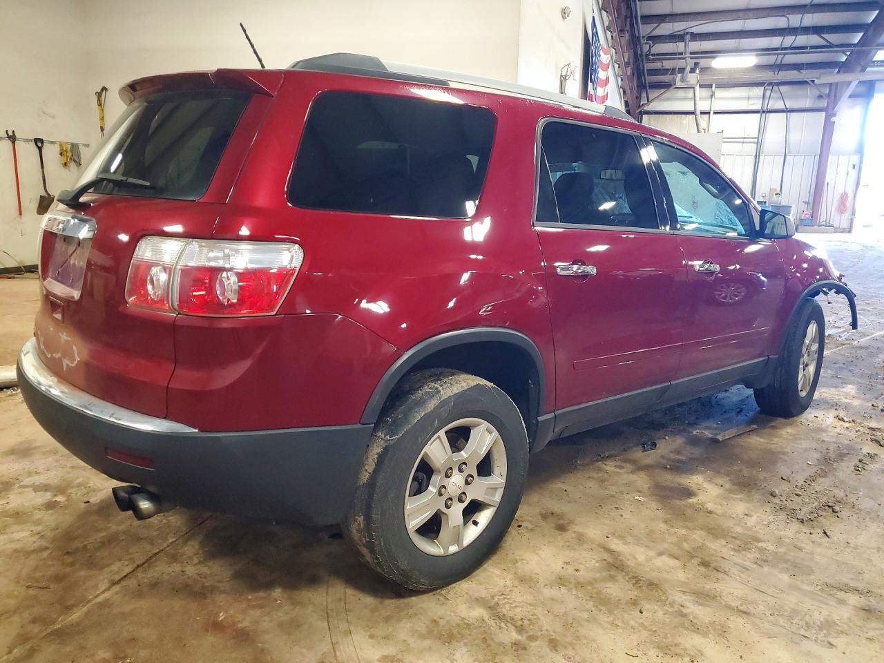 2011 Gmc Acadia Sle Red vin: 1GKKRNED9BJ225185