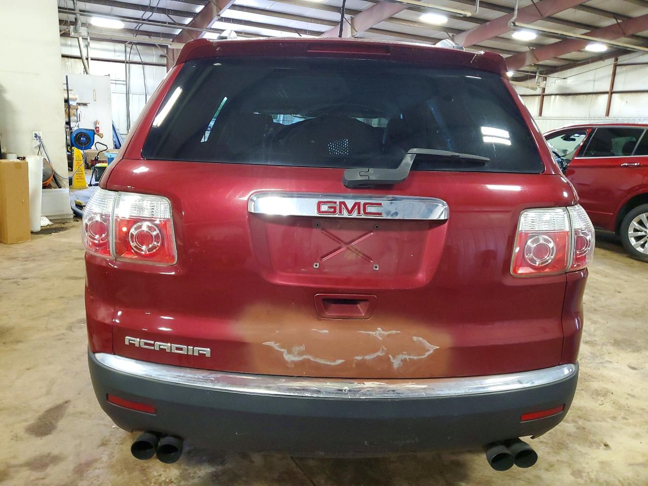 2011 Gmc Acadia Sle Red vin: 1GKKRNED9BJ225185