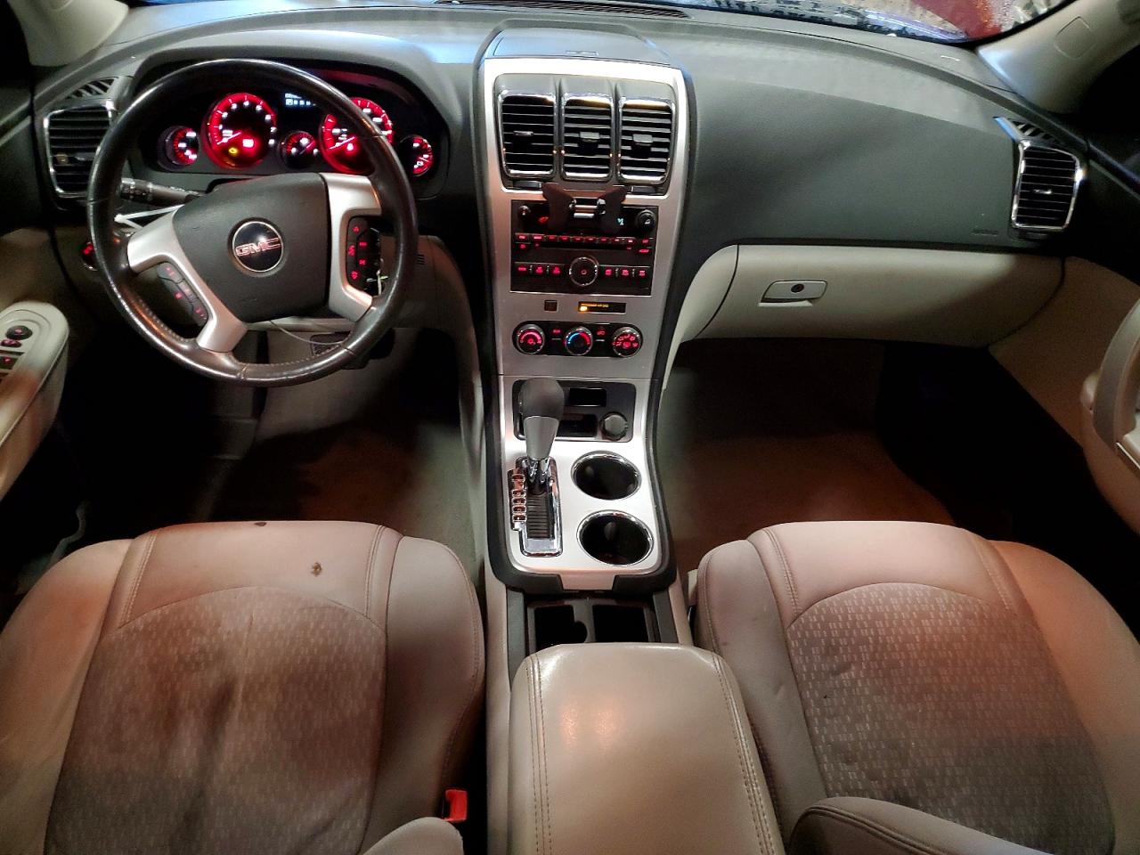 2011 Gmc Acadia Sle Red vin: 1GKKRNED9BJ225185
