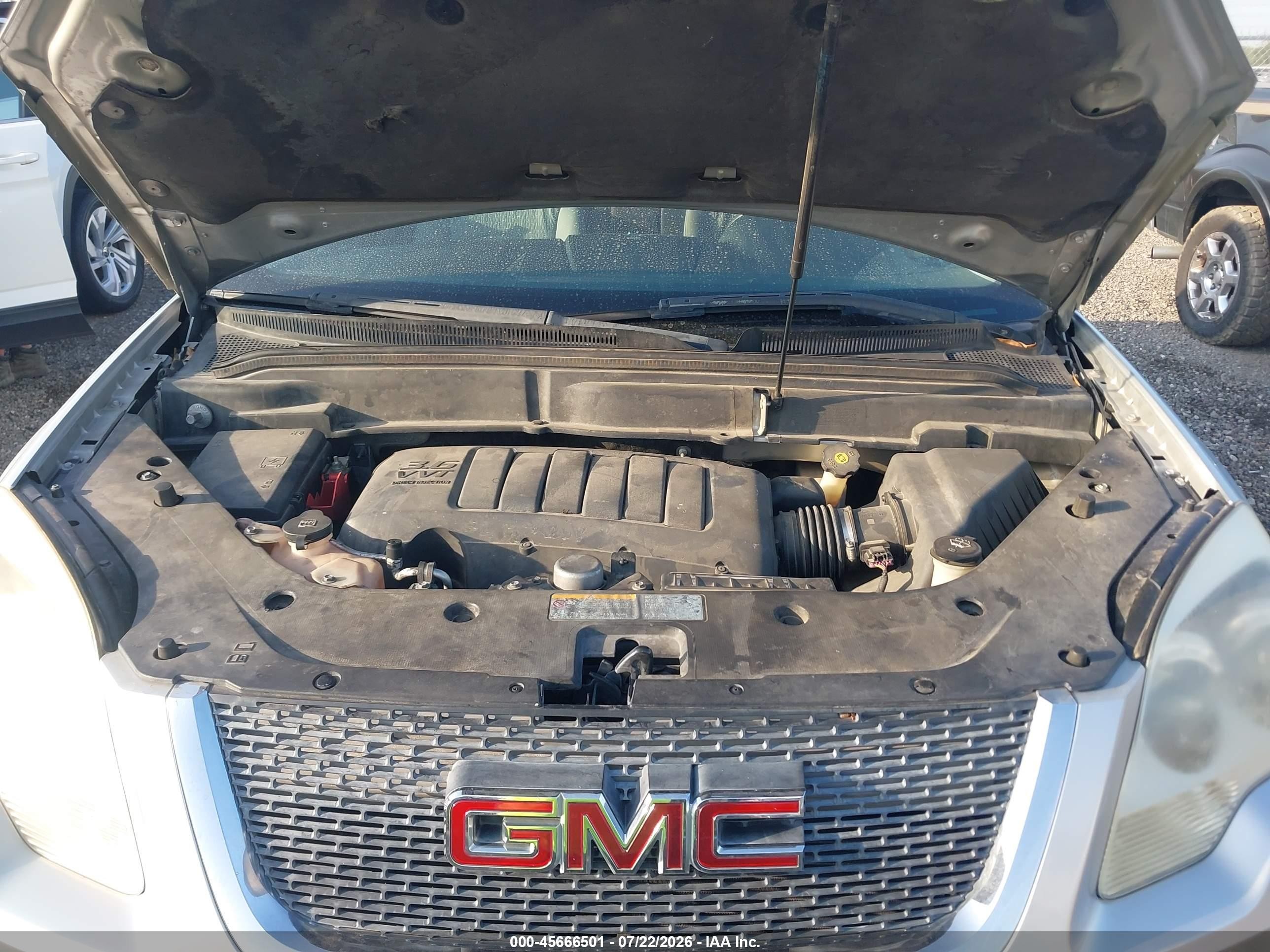 2011 Gmc Acadia Sl Silver vin: 1GKKRNED9BJ281160