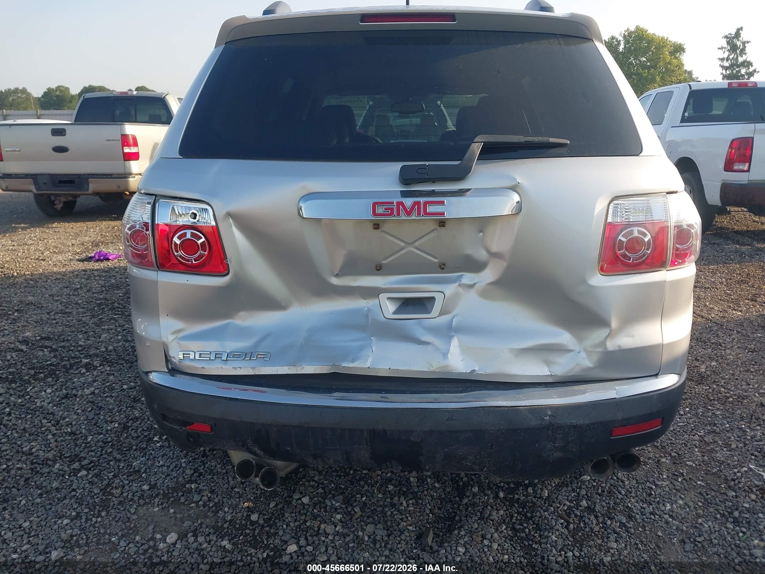 2011 Gmc Acadia Sl Silver vin: 1GKKRNED9BJ281160