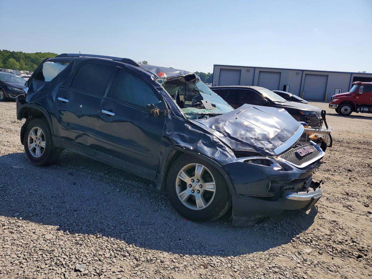 2011 Gmc Acadia Sle Синий vin: 1GKKRNED9BJ392663