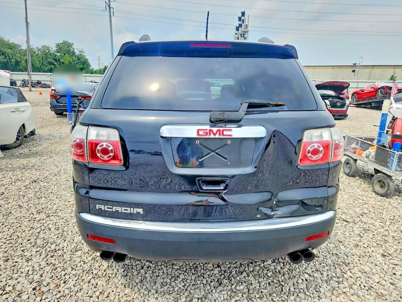 2012 Gmc Acadia Sle Black vin: 1GKKRNED9CJ420284