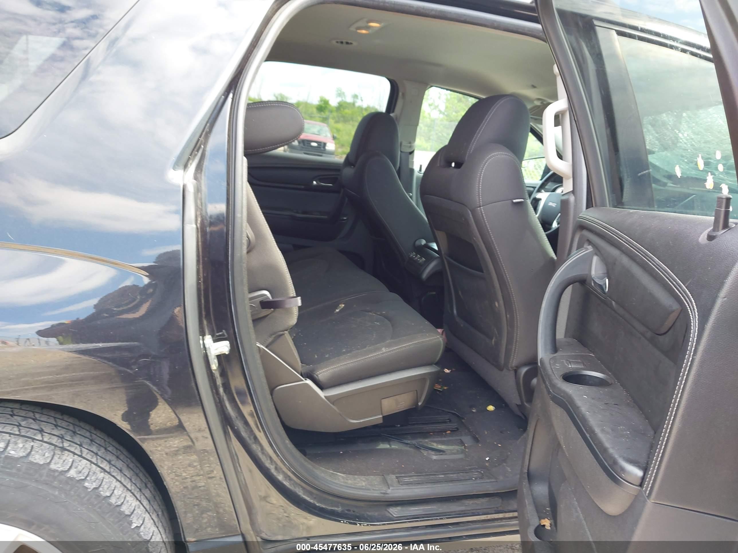 2013 Gmc Acadia Sle-1 Black vin: 1GKKRNED9DJ155643