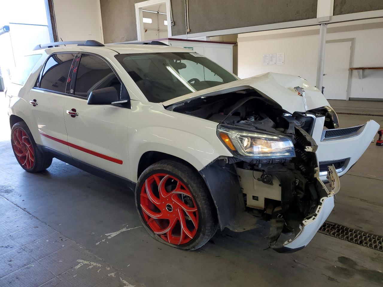 2015 Gmc Acadia Sle Белый vin: 1GKKRNED9FJ199225