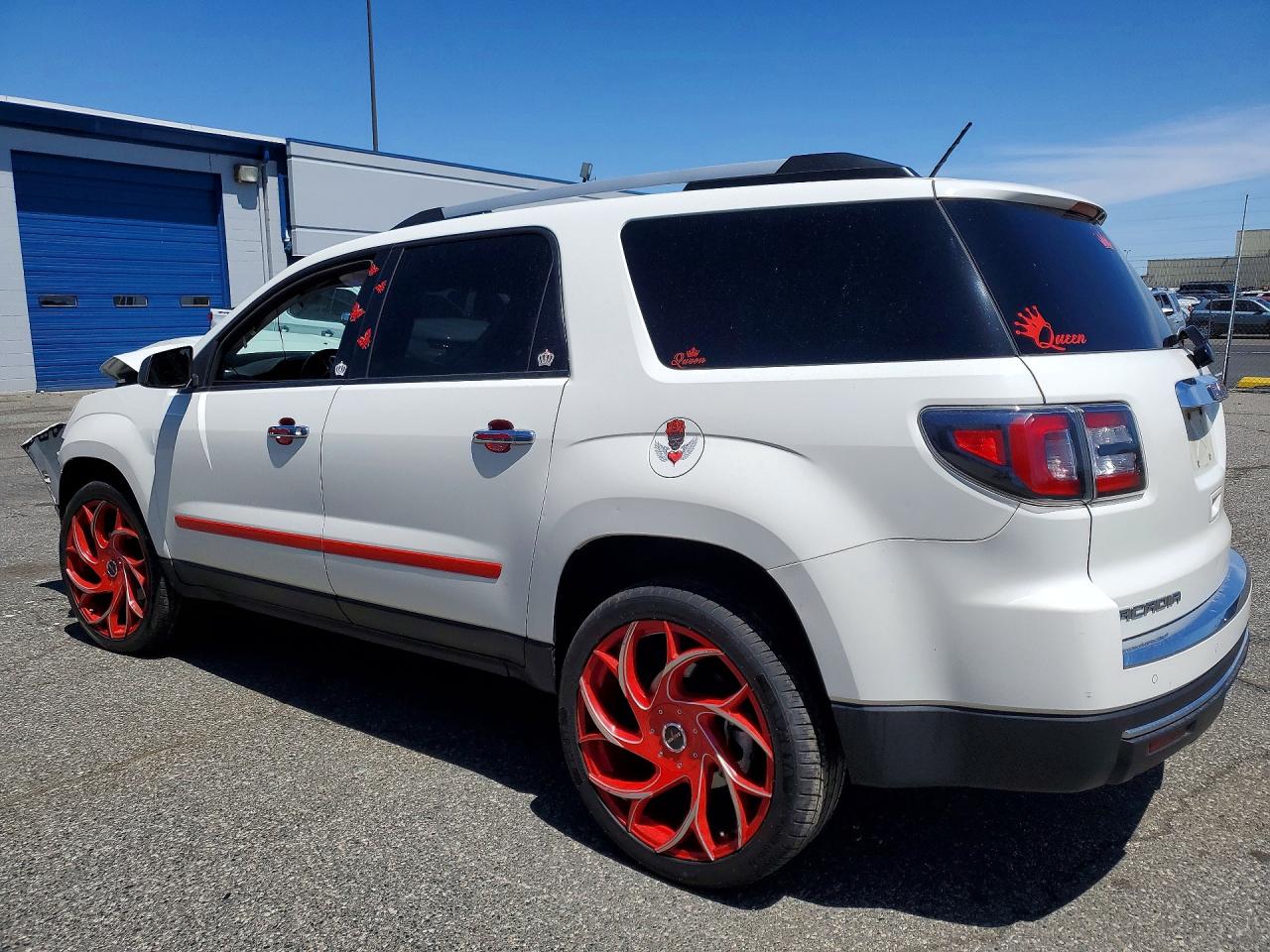 2015 Gmc Acadia Sle Белый vin: 1GKKRNED9FJ199225