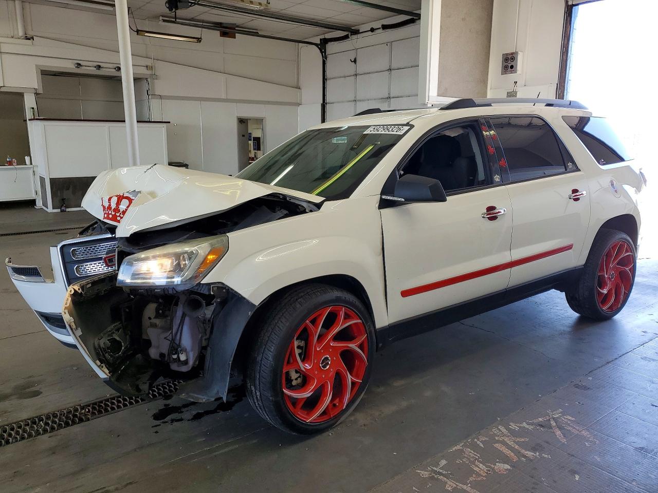 2015 Gmc Acadia Sle Белый vin: 1GKKRNED9FJ199225