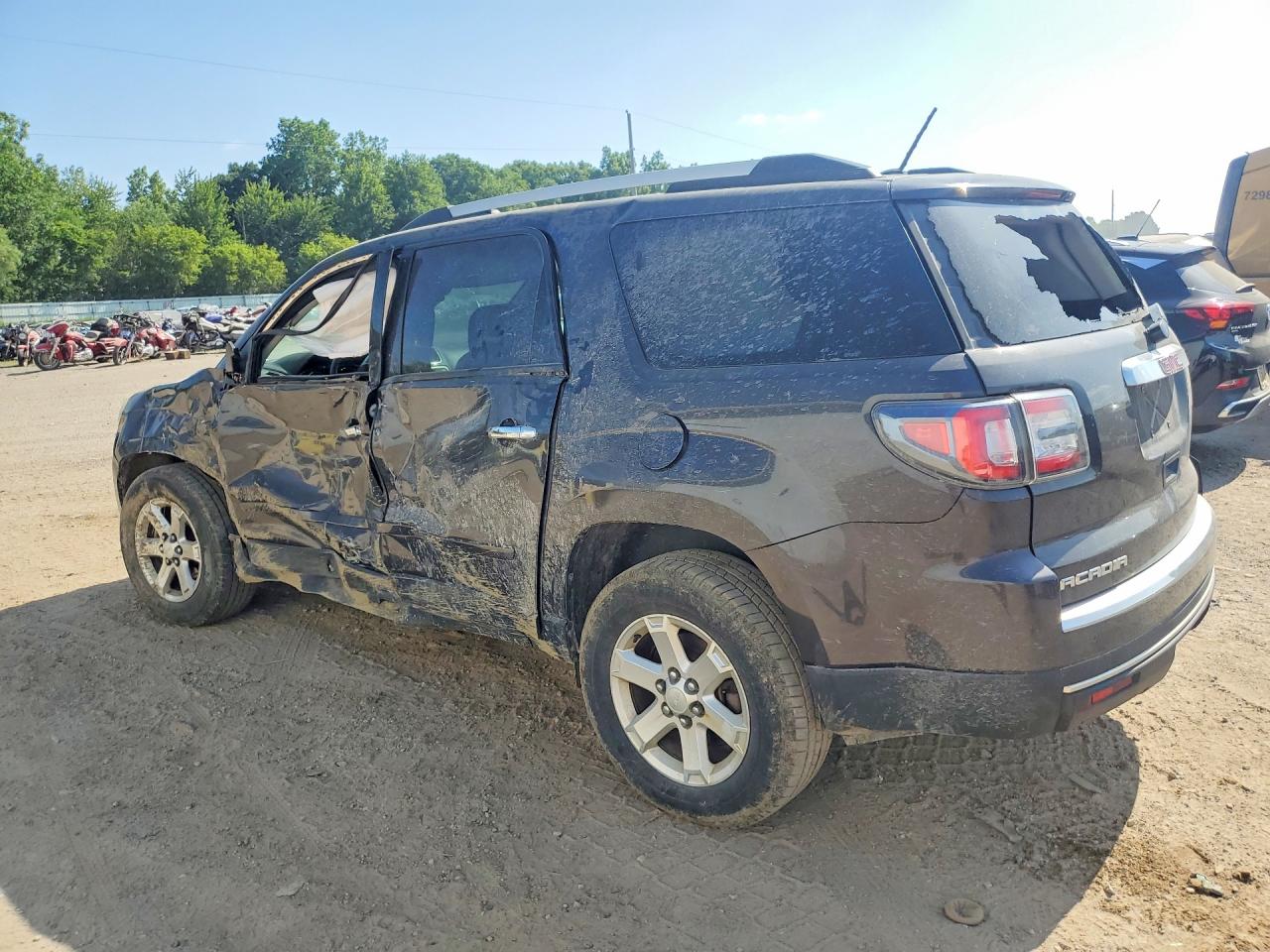 2015 Gmc Acadia Sle Black vin: 1GKKRNED9FJ270200