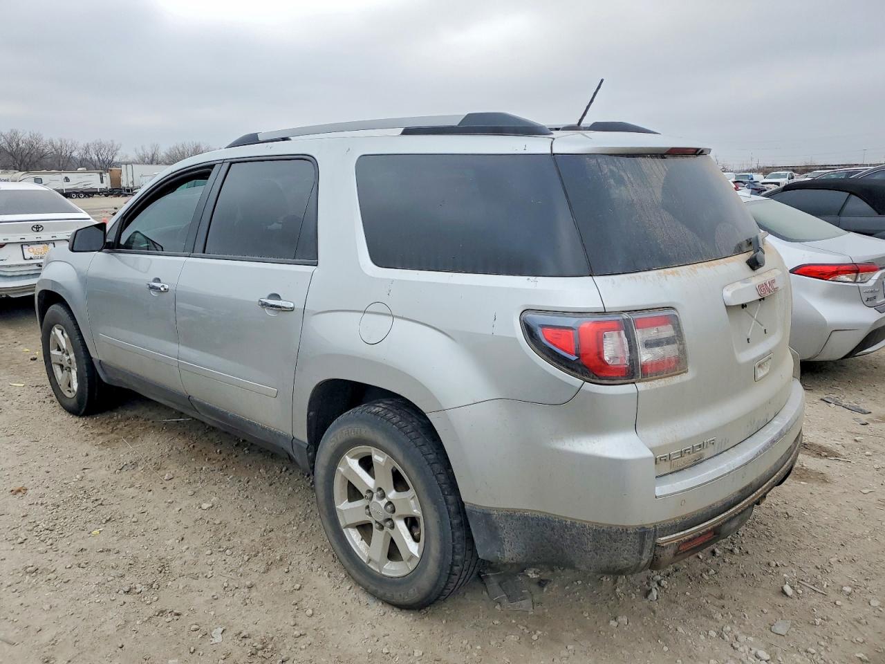 2015 Gmc Acadia Sle Silver vin: 1GKKRNEDXFJ300868