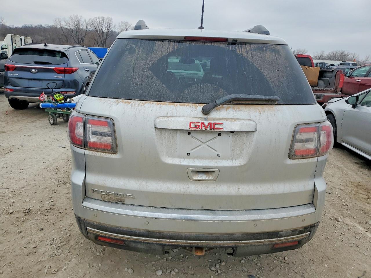 2015 Gmc Acadia Sle Silver vin: 1GKKRNEDXFJ300868