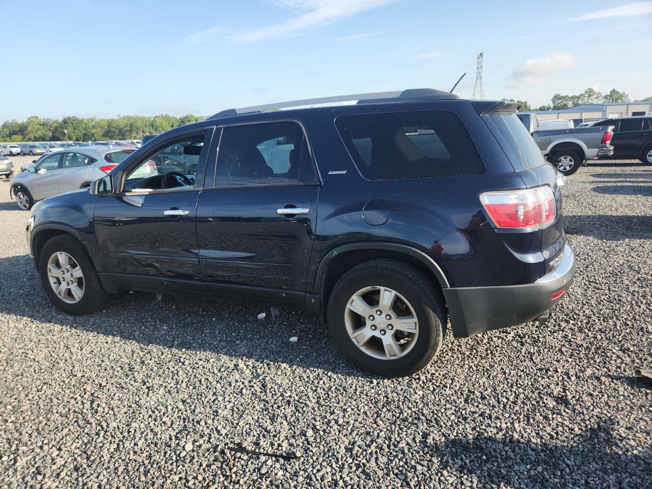 2011 Gmc Acadia Sle Blue vin: 1GKKRPED0BJ347638