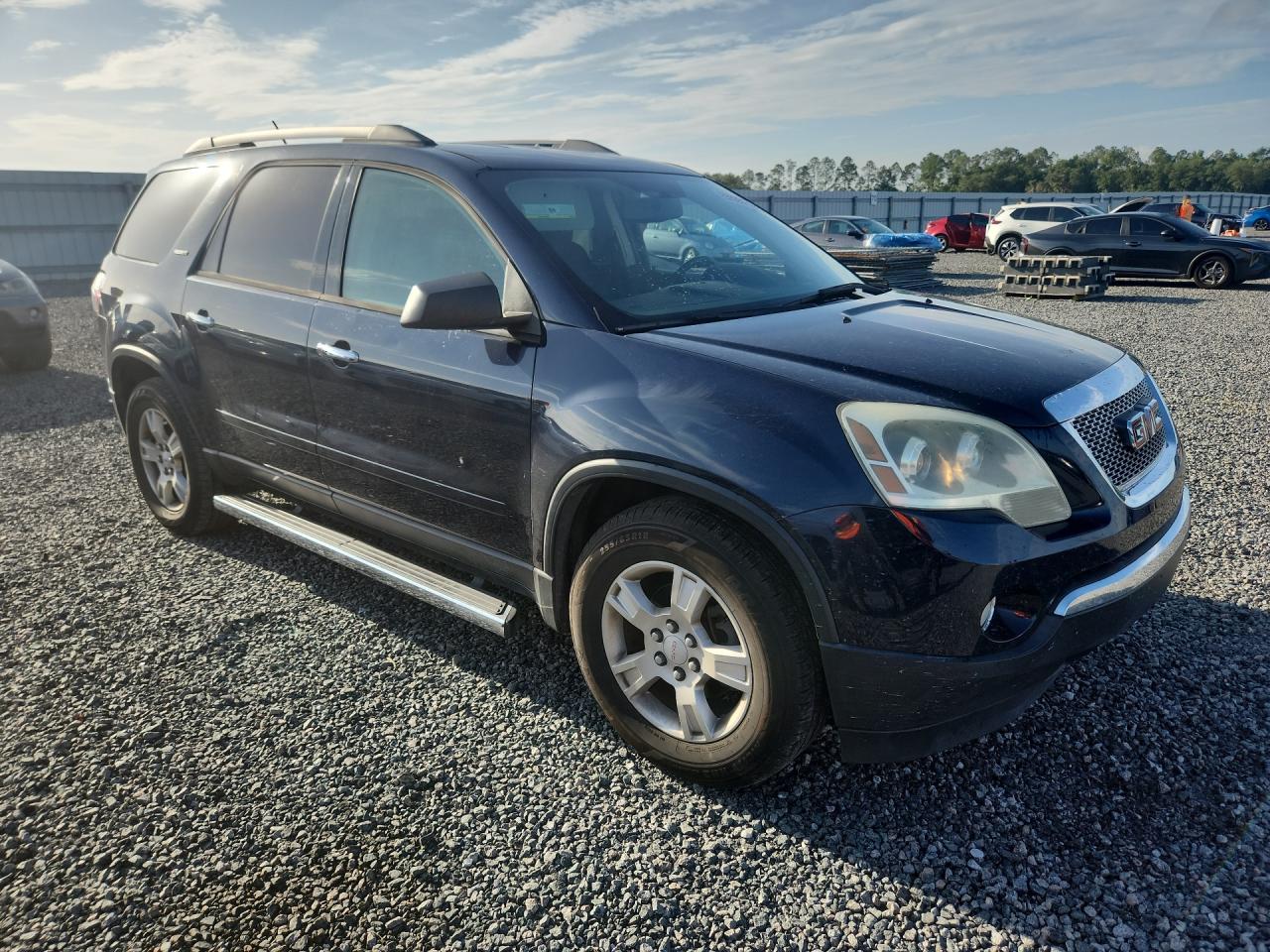 2011 Gmc Acadia Sle Blue vin: 1GKKRPED0BJ347638