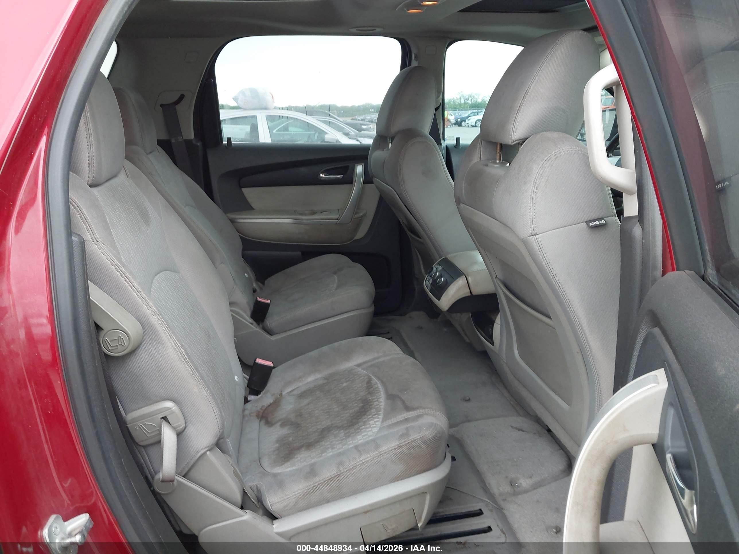 2012 Gmc Acadia Sle Red vin: 1GKKRPED0CJ114537