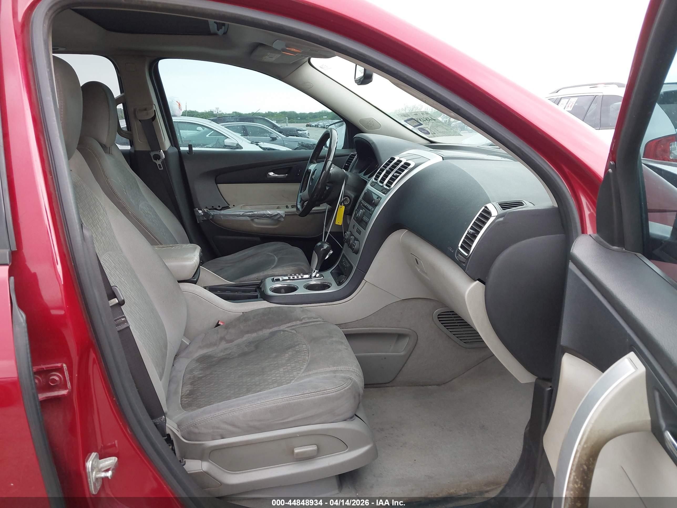 2012 Gmc Acadia Sle Red vin: 1GKKRPED0CJ114537