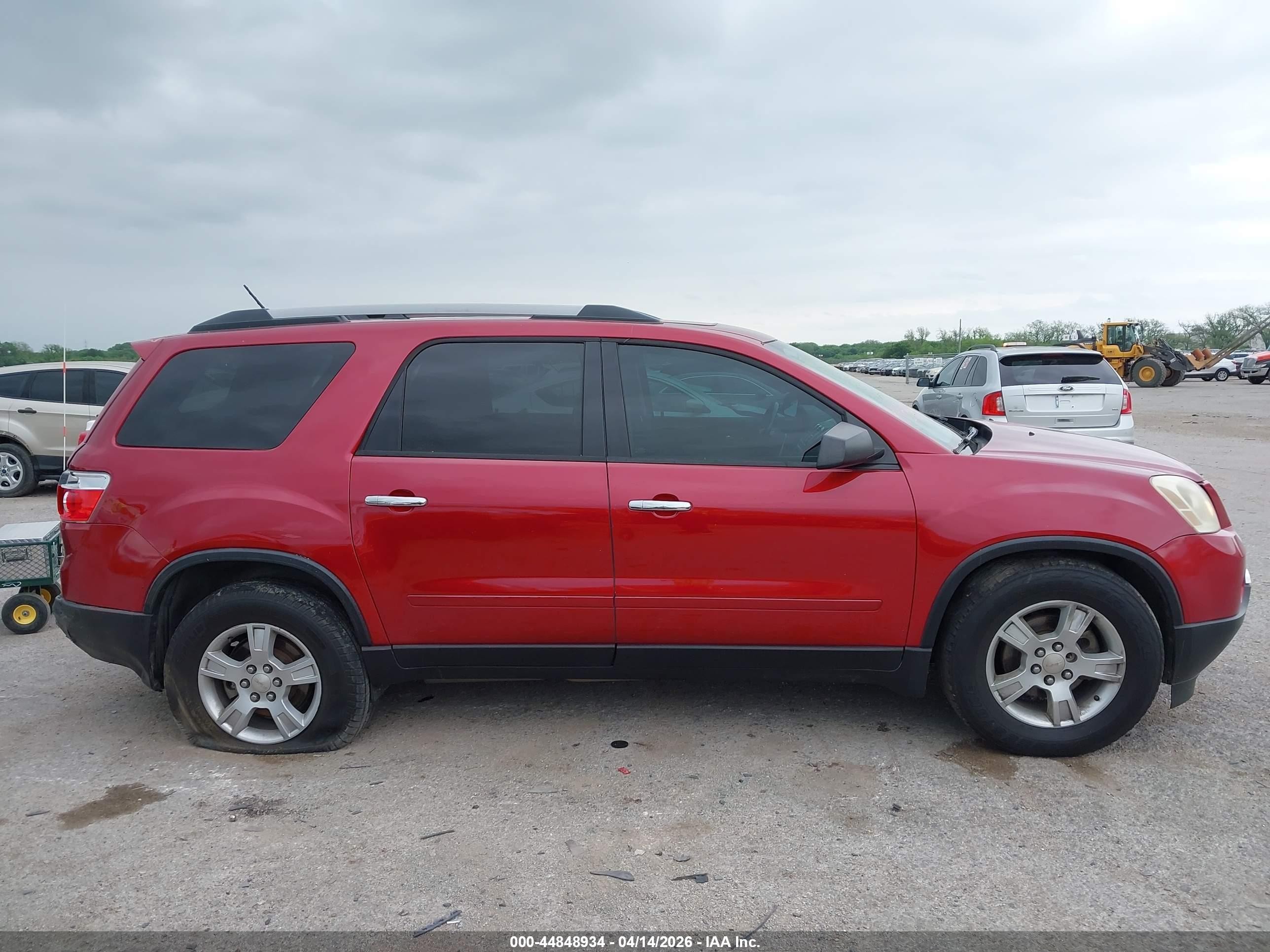2012 Gmc Acadia Sle Red vin: 1GKKRPED0CJ114537