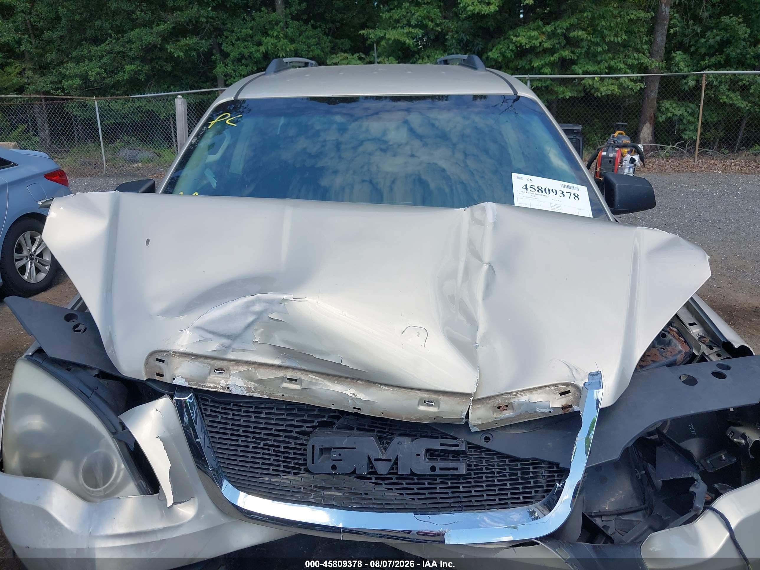 2012 Gmc Acadia Sle Золотой vin: 1GKKRPED0CJ269038