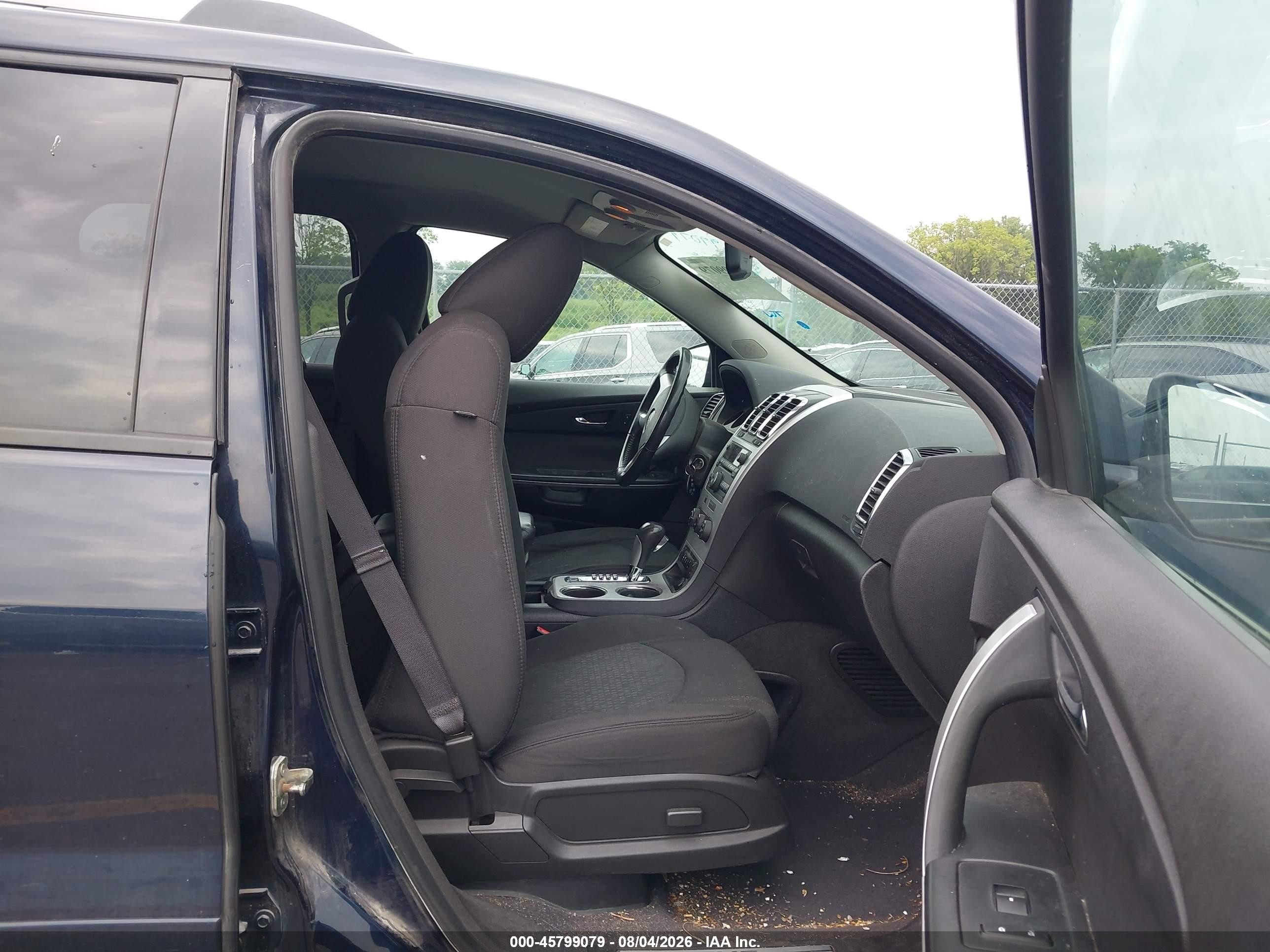 2012 Gmc Acadia Sle Blue vin: 1GKKRPED0CJ366949
