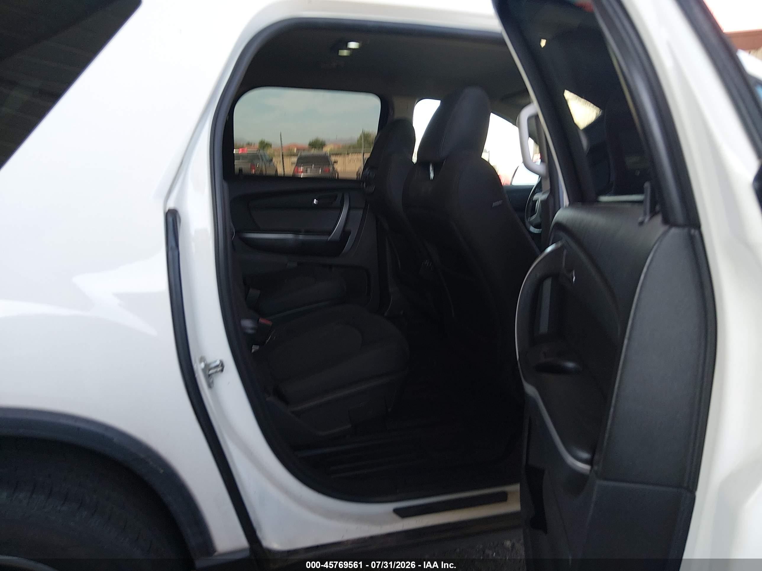 2012 Gmc Acadia Sle White vin: 1GKKRPED0CJ411744