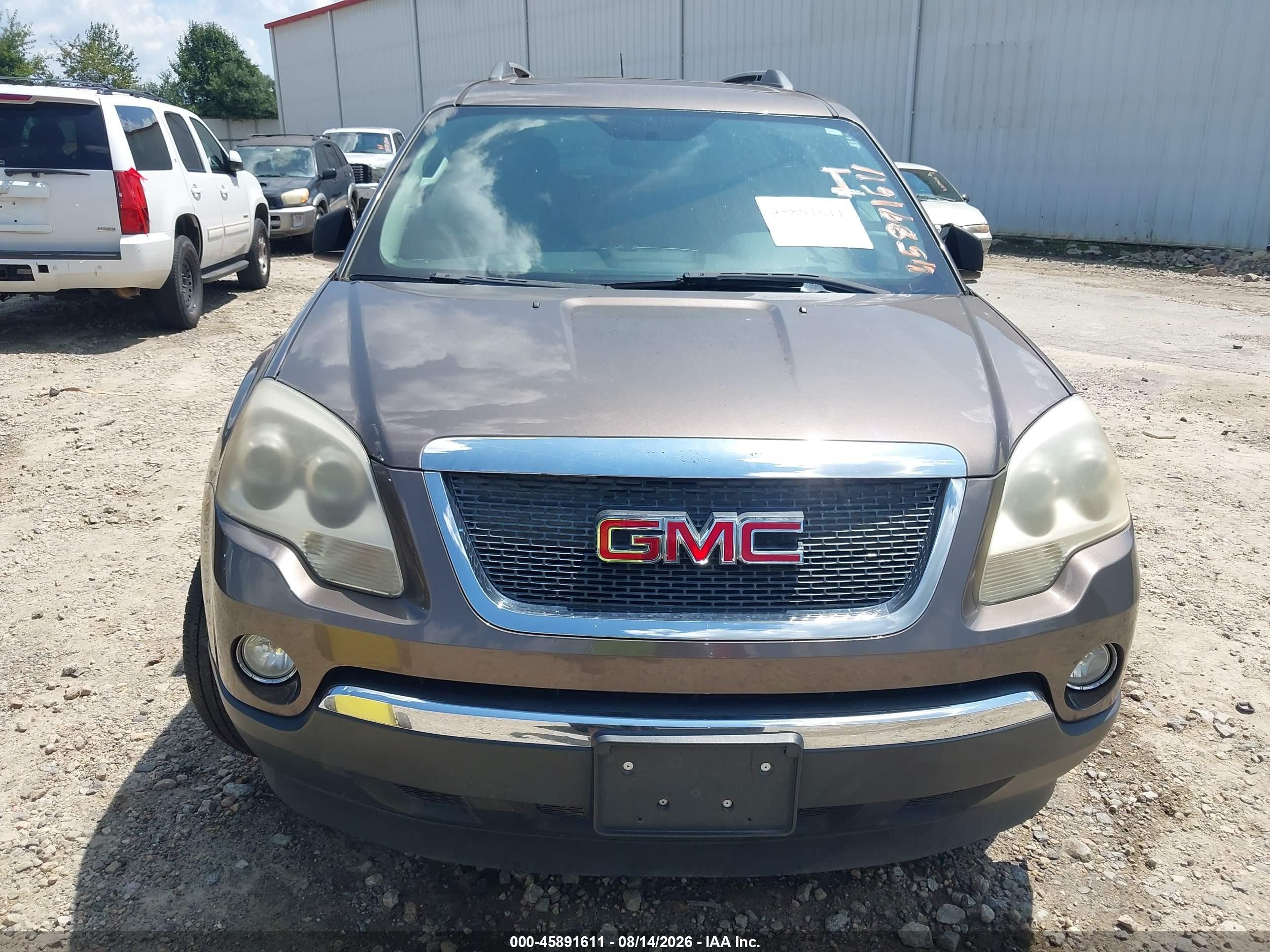 2011 Gmc Acadia Sle Brown vin: 1GKKRPED1BJ266891