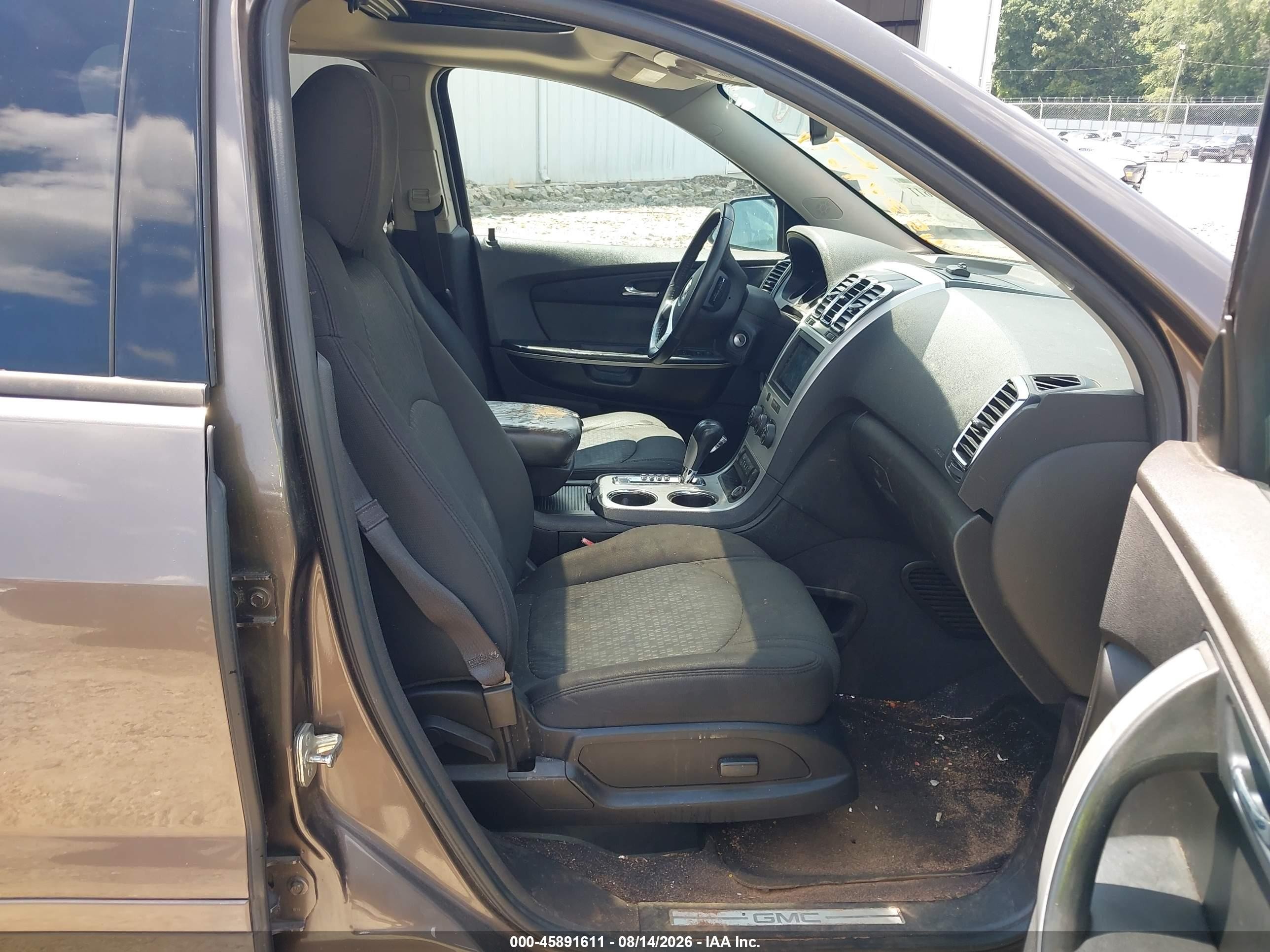 2011 Gmc Acadia Sle Brown vin: 1GKKRPED1BJ266891