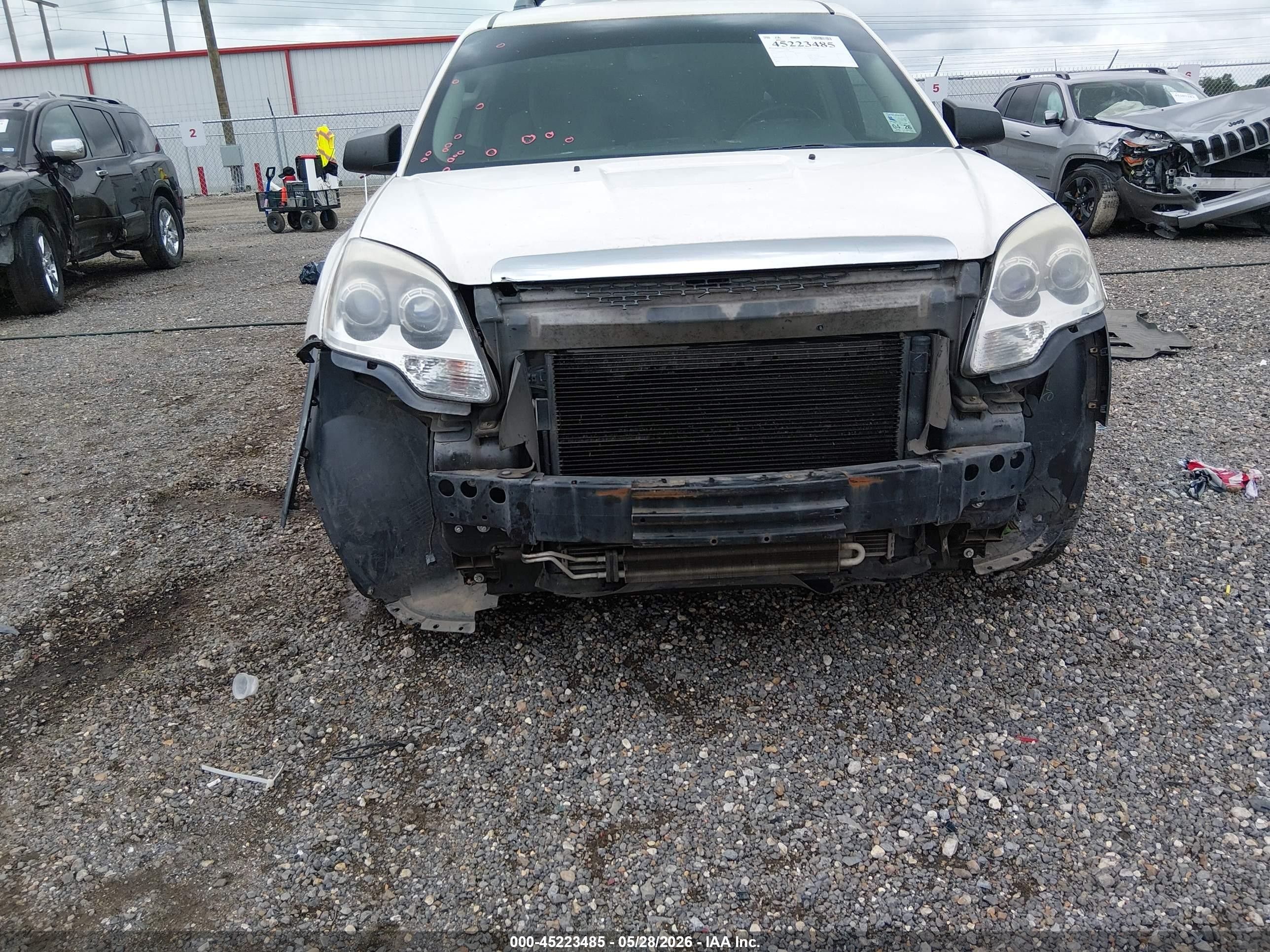2011 Gmc Acadia Sle Белый vin: 1GKKRPED1BJ389834