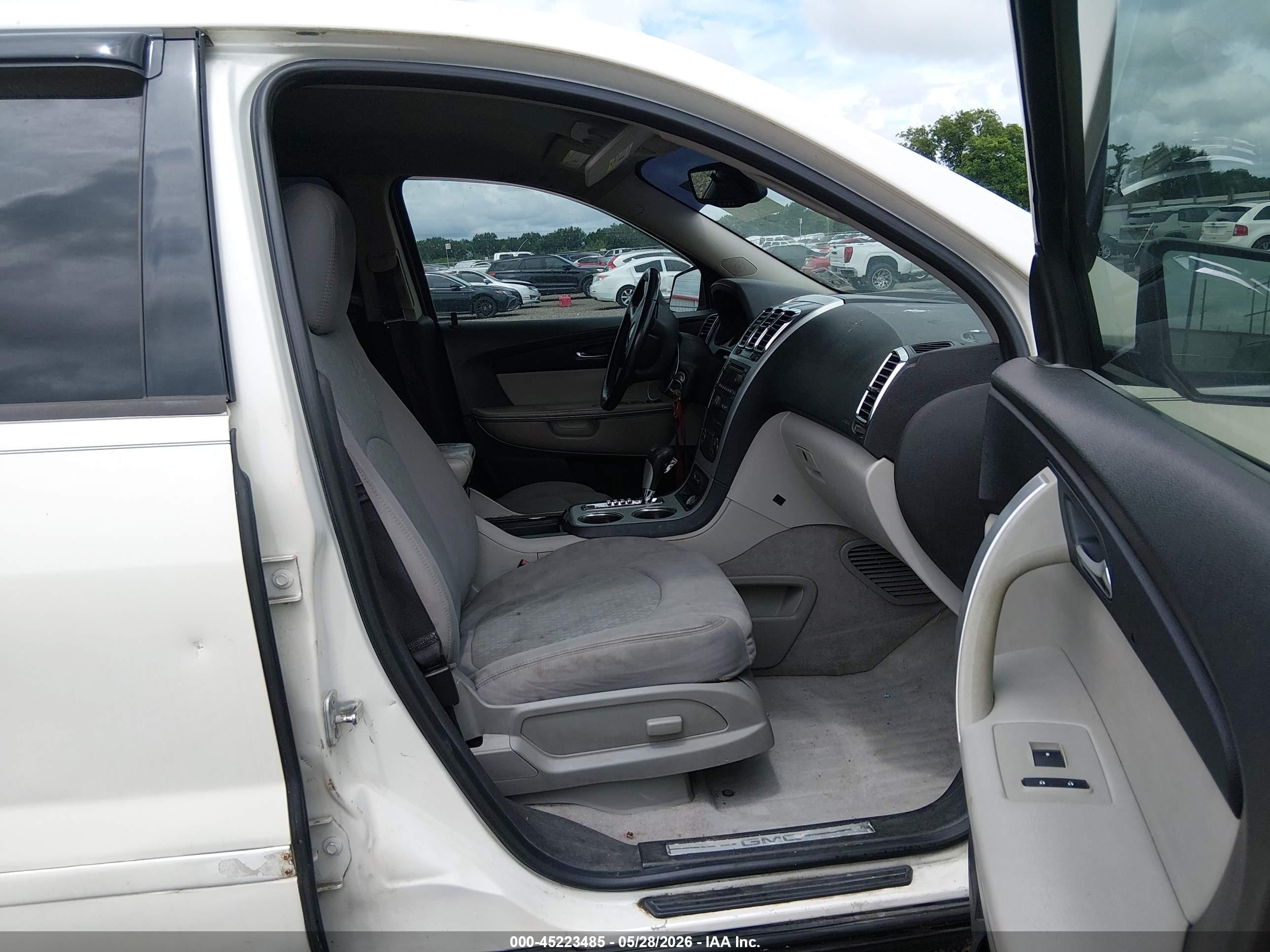 2011 Gmc Acadia Sle Белый vin: 1GKKRPED1BJ389834