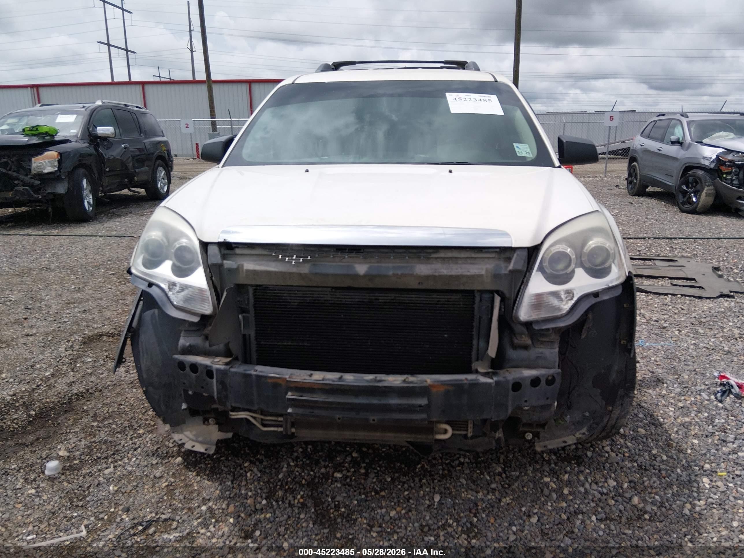 2011 Gmc Acadia Sle Белый vin: 1GKKRPED1BJ389834