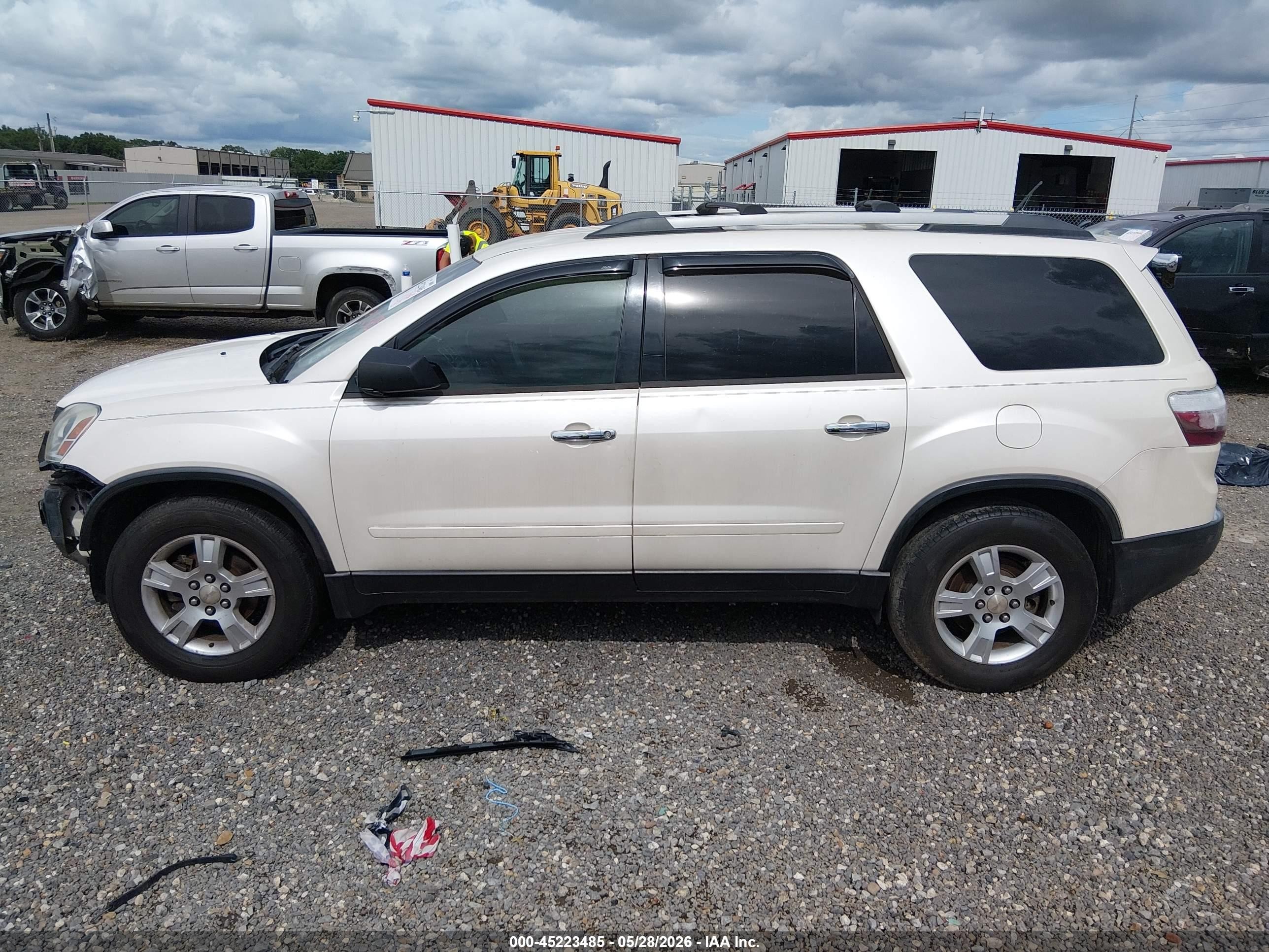 2011 Gmc Acadia Sle Белый vin: 1GKKRPED1BJ389834