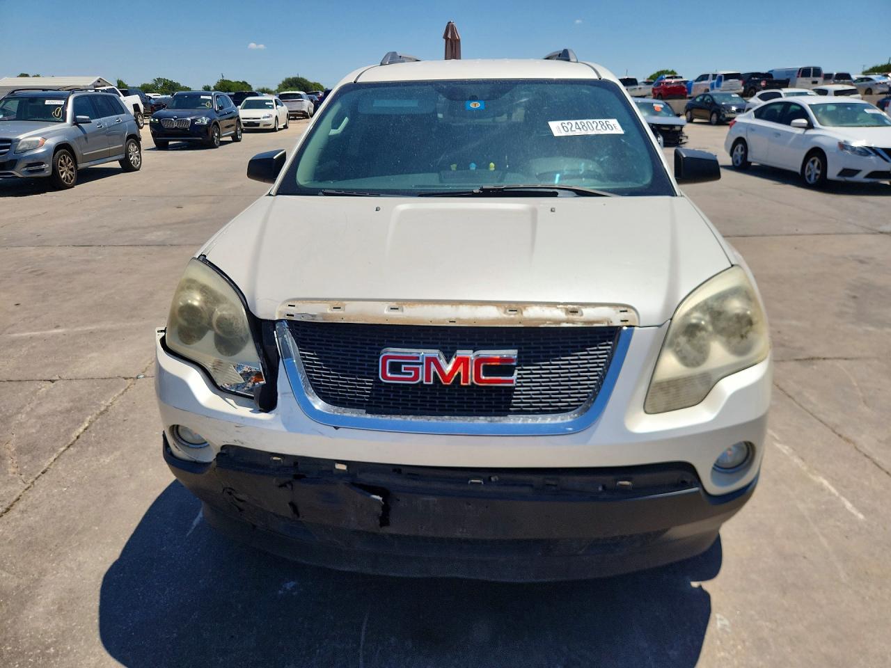 2012 Gmc Acadia Sle White vin: 1GKKRPED1CJ353580