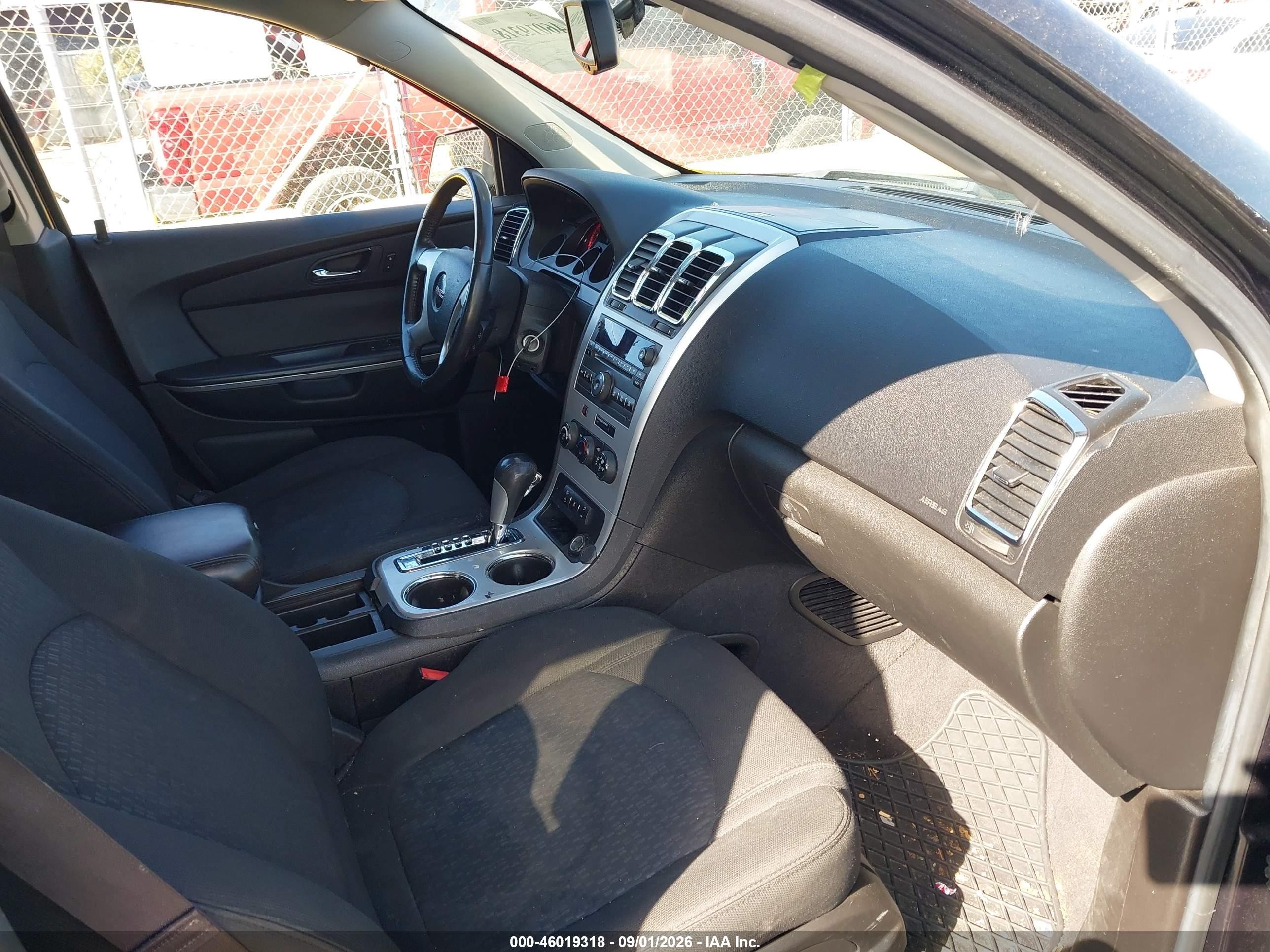 2011 Gmc Acadia Sle Black vin: 1GKKRPED2BJ192879