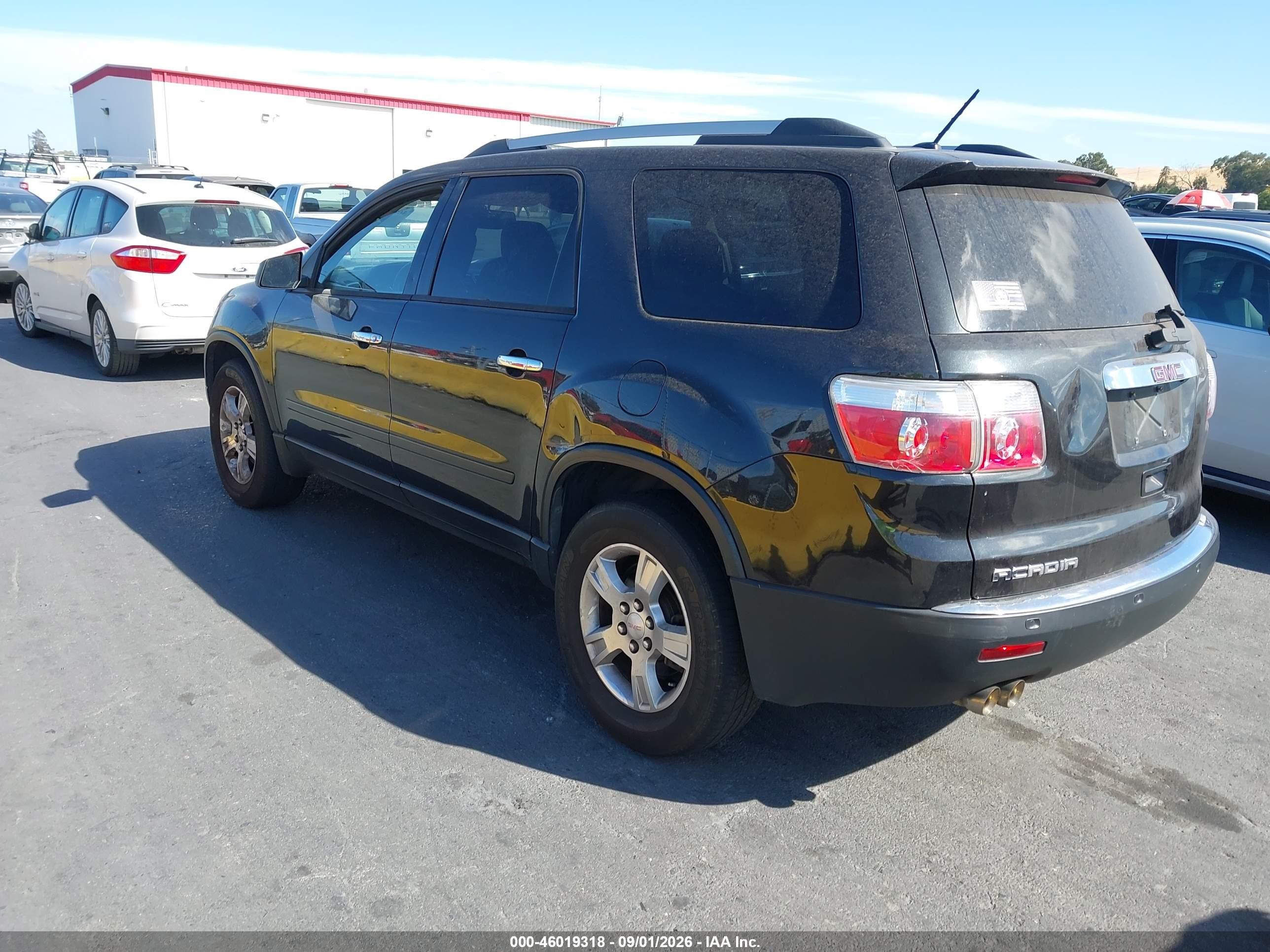 2011 Gmc Acadia Sle Black vin: 1GKKRPED2BJ192879