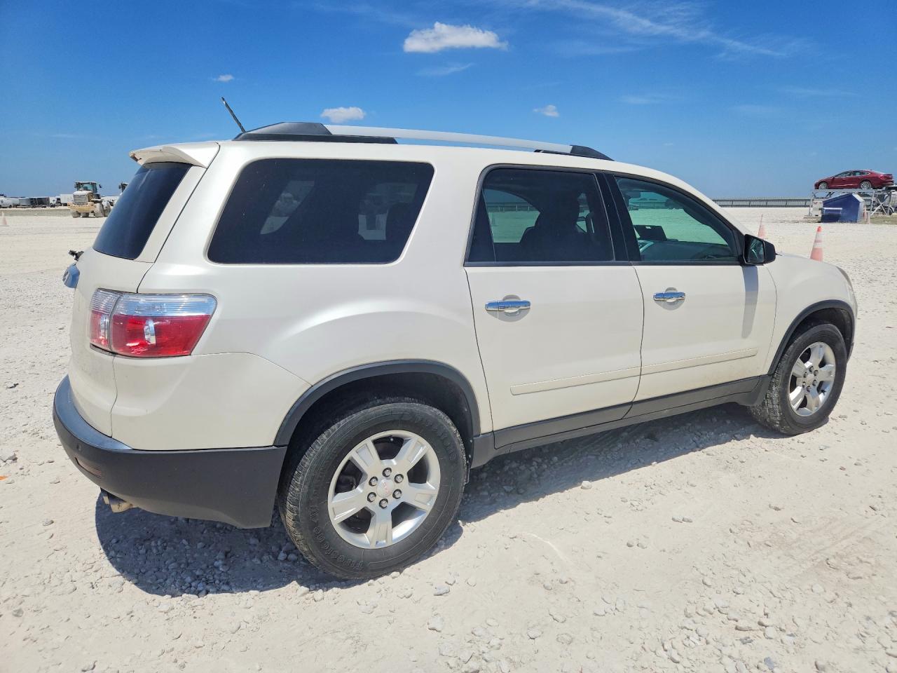 2011 Gmc Acadia Sle White vin: 1GKKRPED2BJ209812